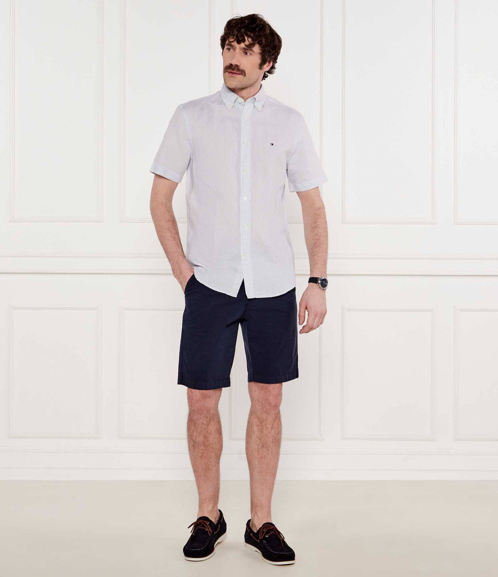 Tommy Hilfiger Cămașă | Regular Fit | cu adaos de in