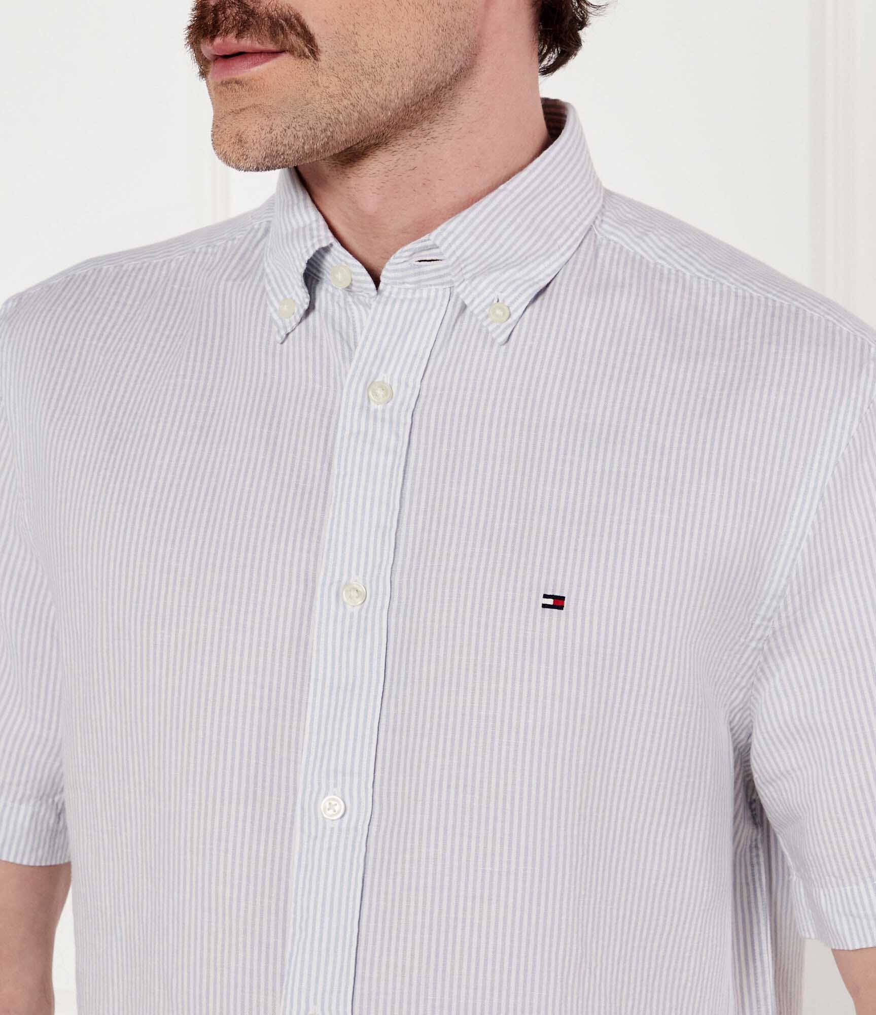 Tommy Hilfiger Cămașă | Regular Fit | cu adaos de in
