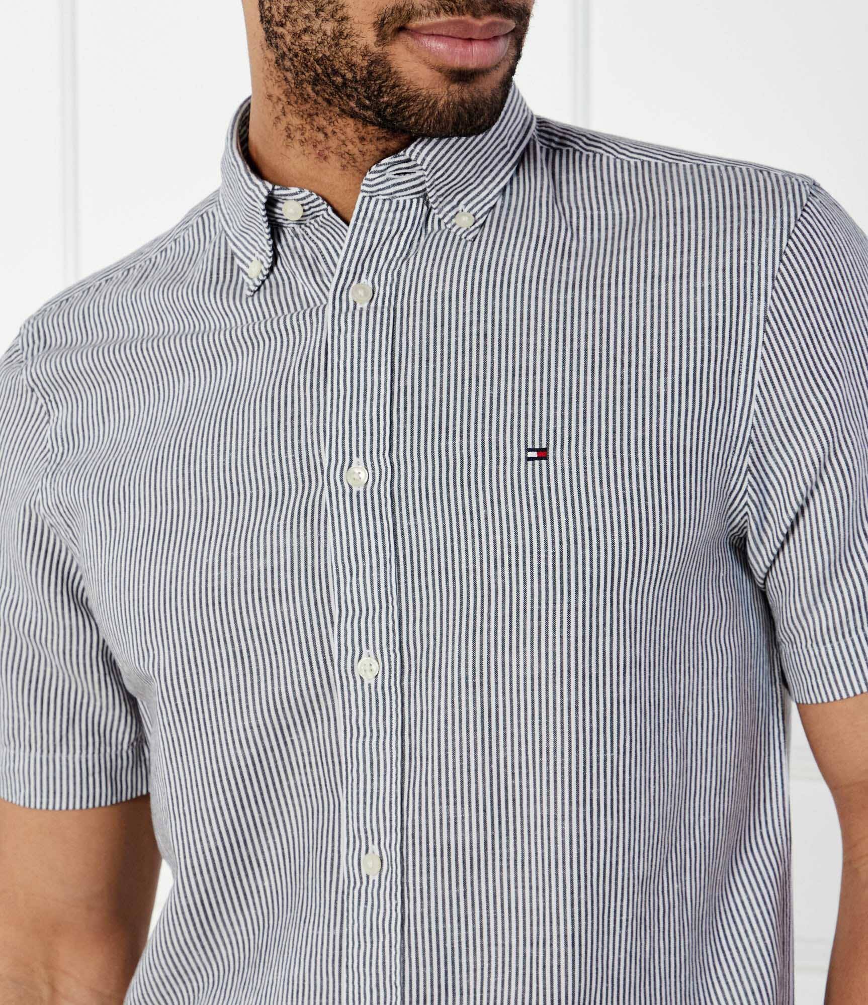 Tommy Hilfiger Cămașă | Regular Fit | cu adaos de in