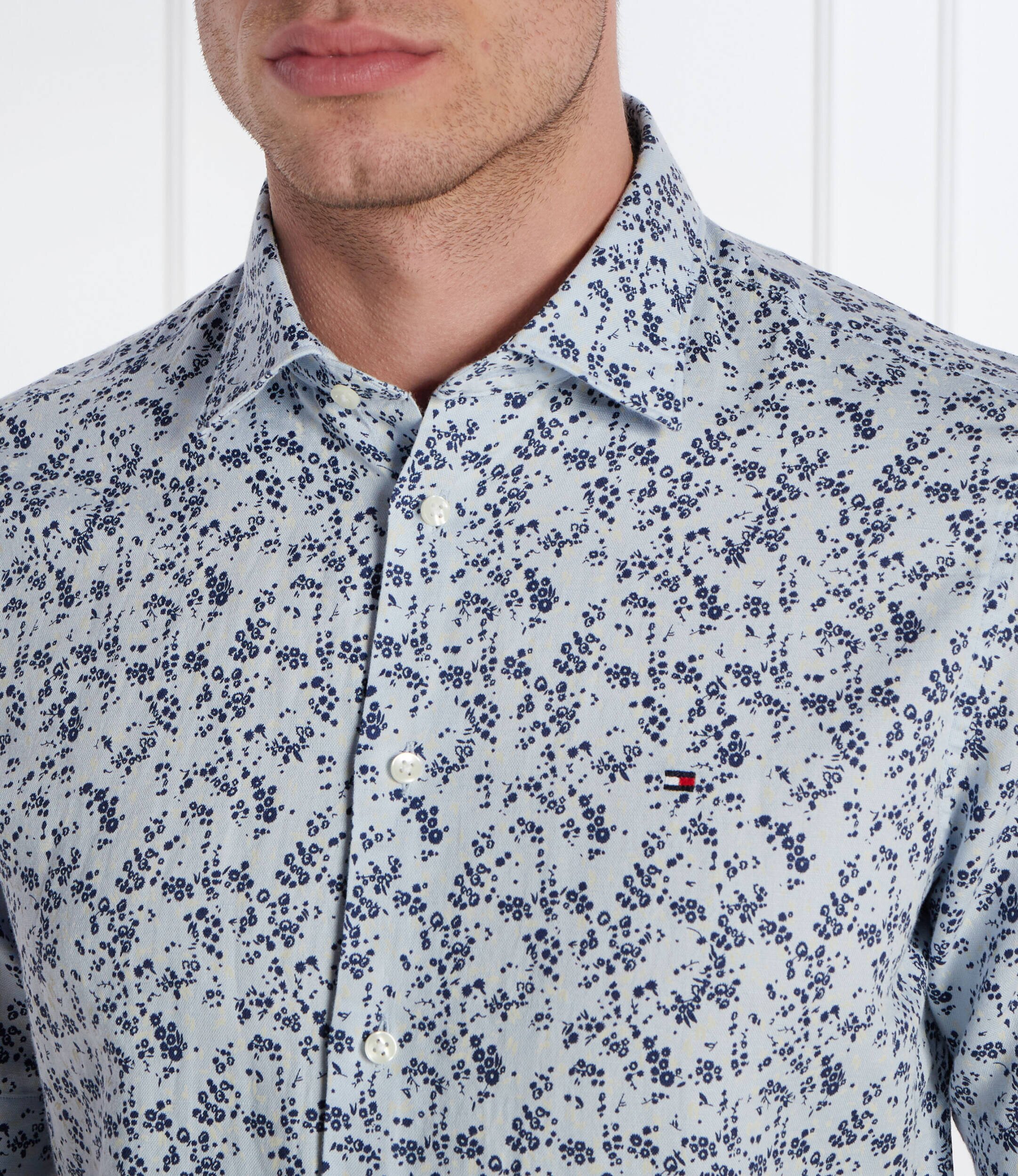Tommy Hilfiger Cămașă | Regular Fit | cu adaos de in