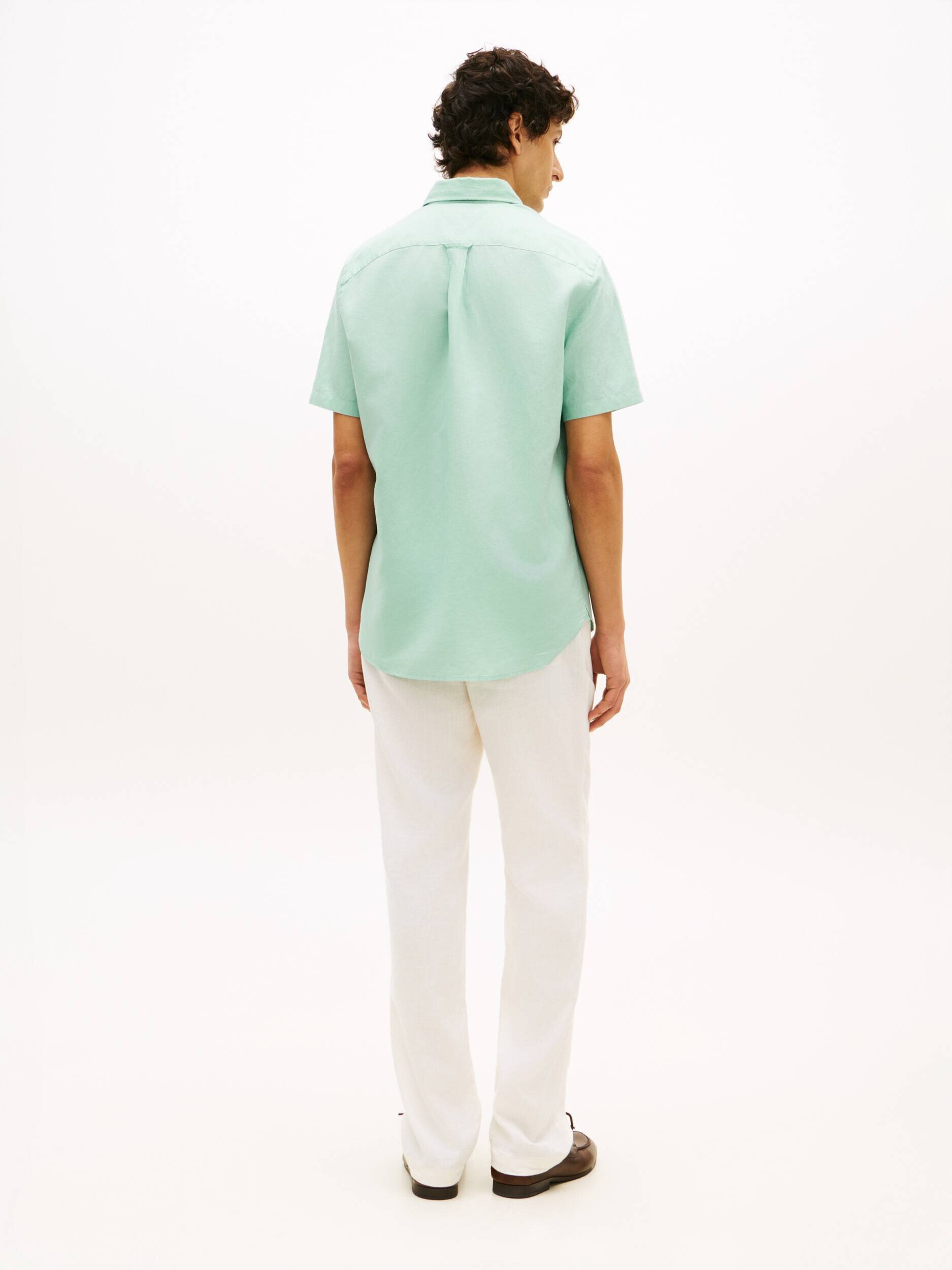 Tommy Hilfiger Cămașă | regular fit | cu adaos de in