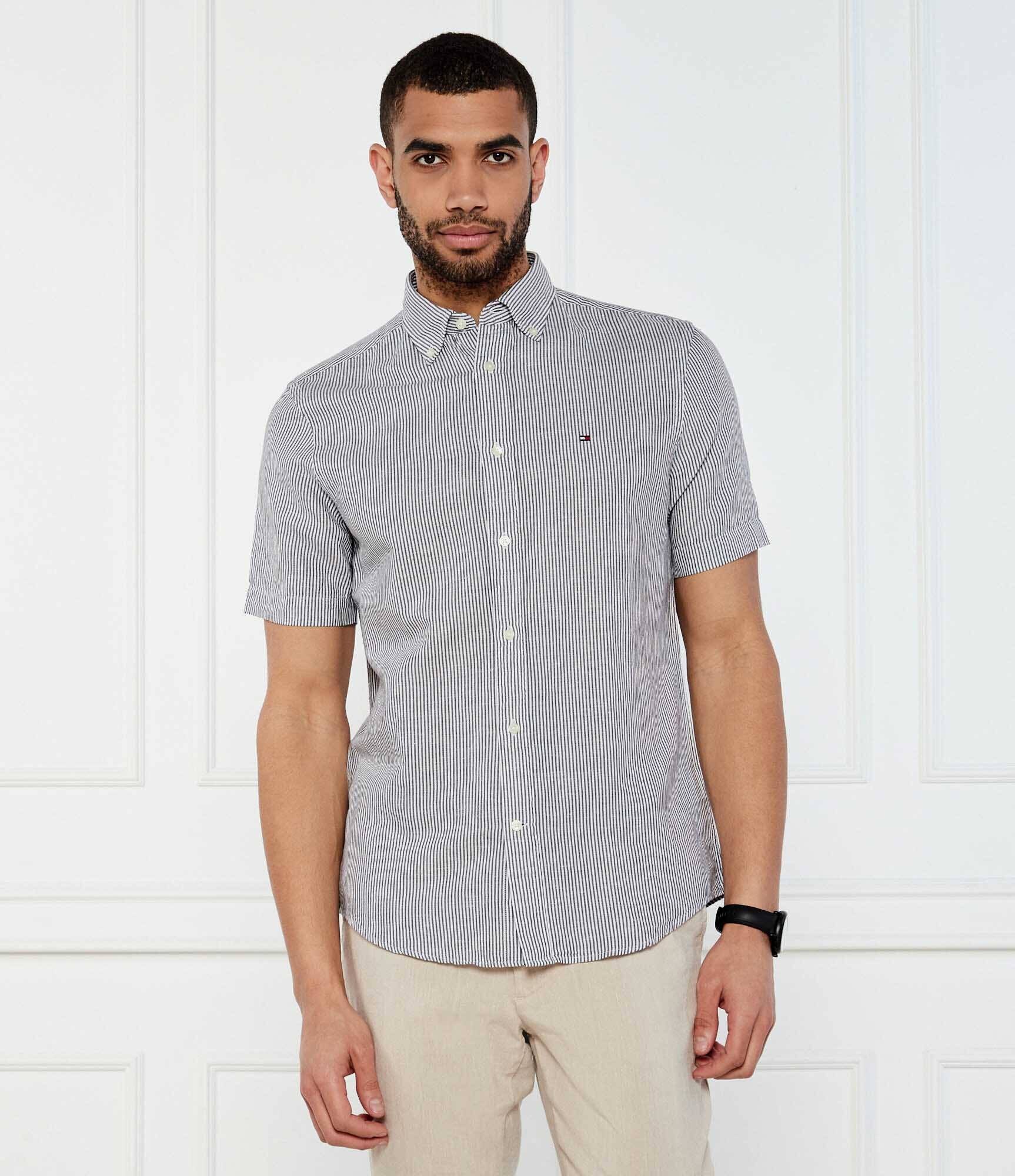Tommy Hilfiger Cămașă | Regular Fit | cu adaos de in