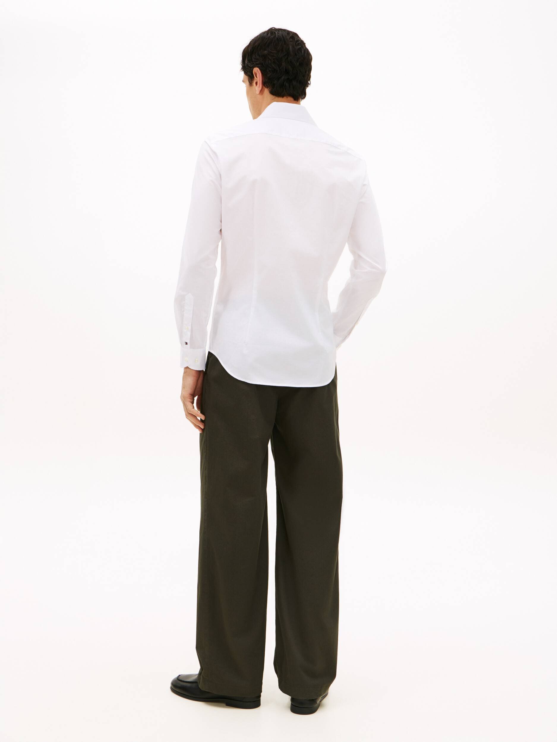 Tommy Hilfiger Cămașă | Slim Fit | cu adaos de in