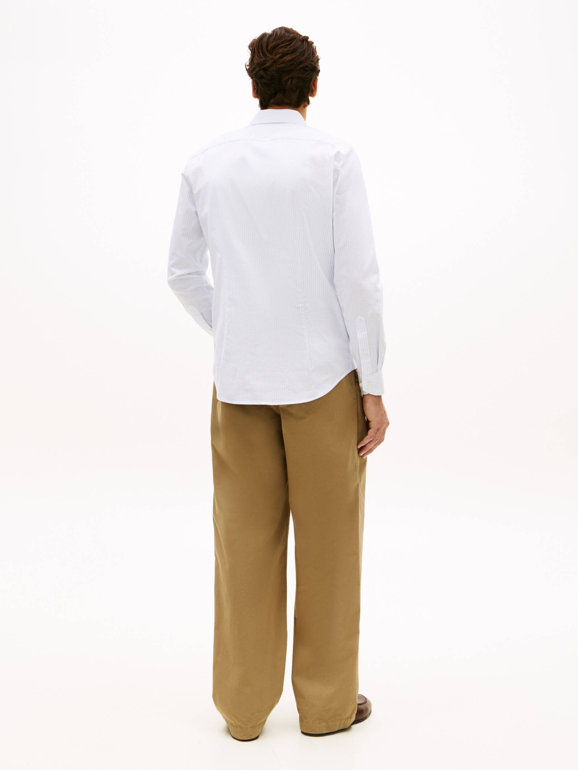 Tommy Hilfiger Cămașă | strech | | Slim Fit | cu adaos de in
