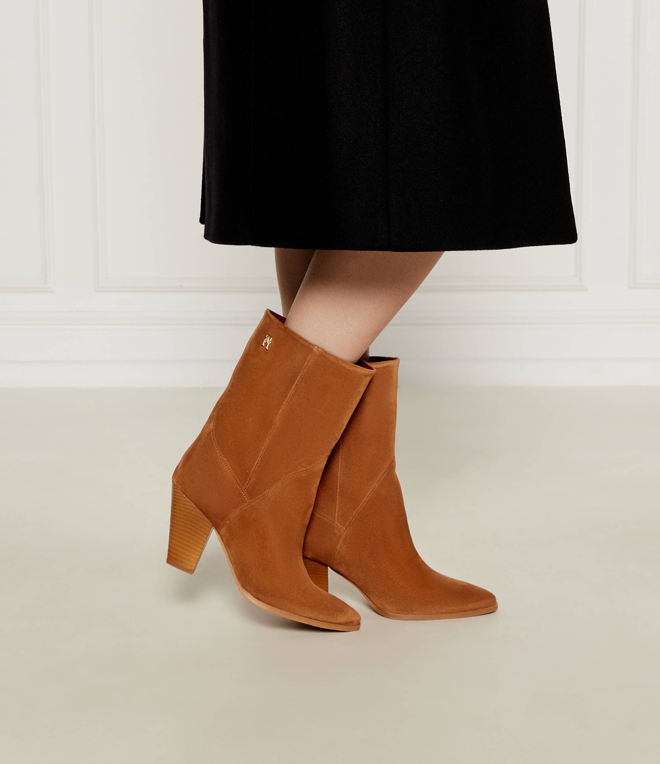 Tommy Hilfiger Cizme cowboy | piele întoarsă