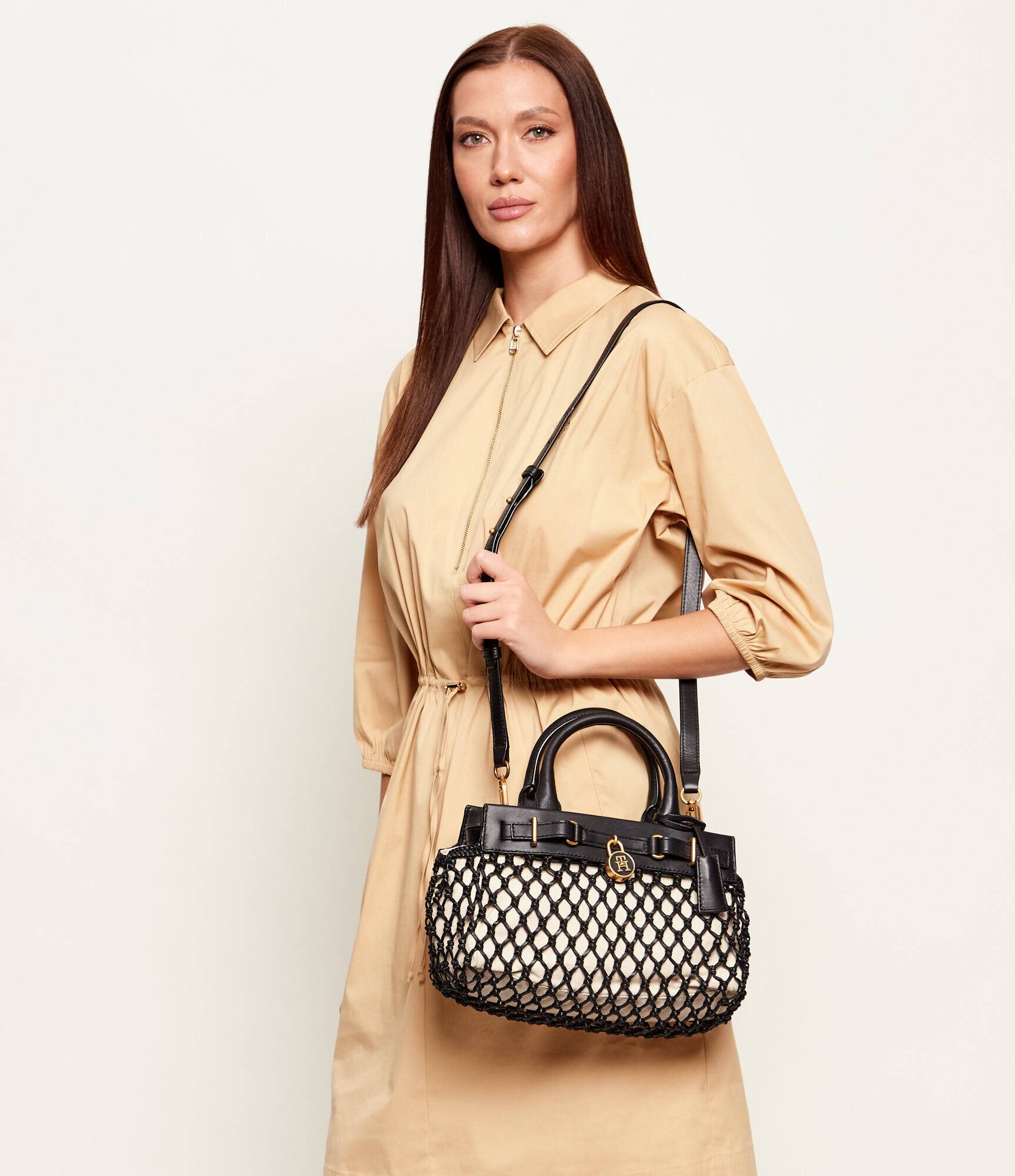Tommy Hilfiger Cufăr AMERICAN ICON cu adaos de piele