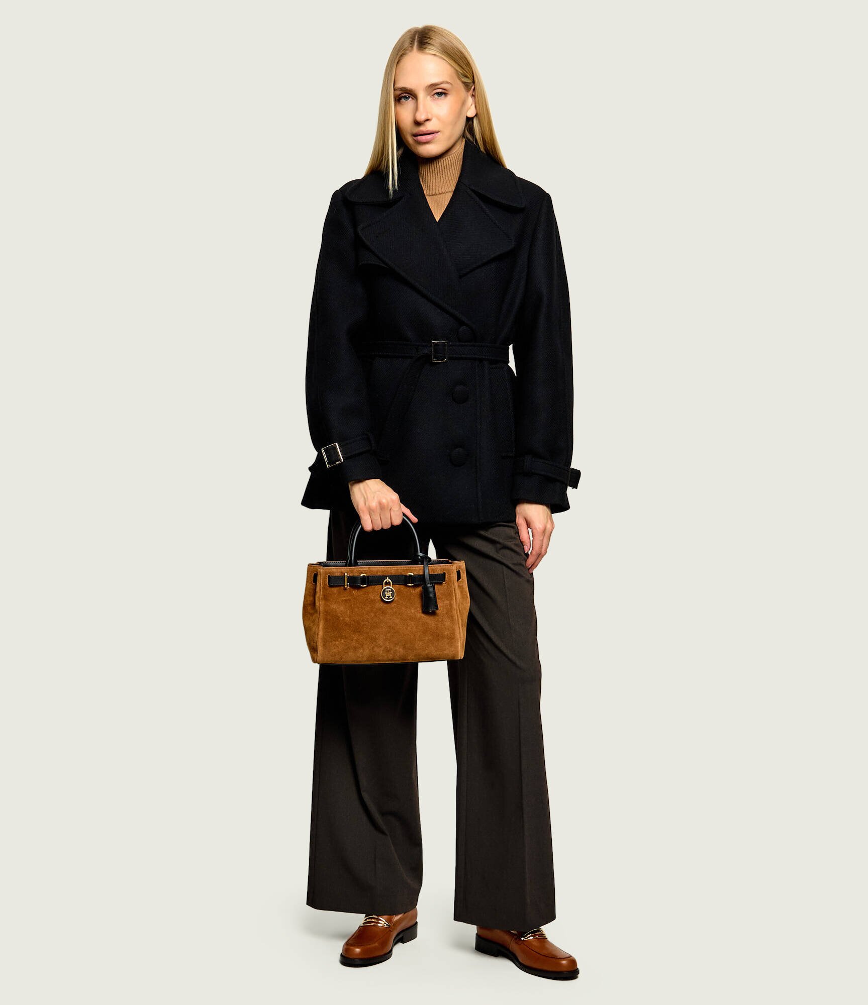 Tommy Hilfiger Cufăr American Icon Mini | piele întoarsă