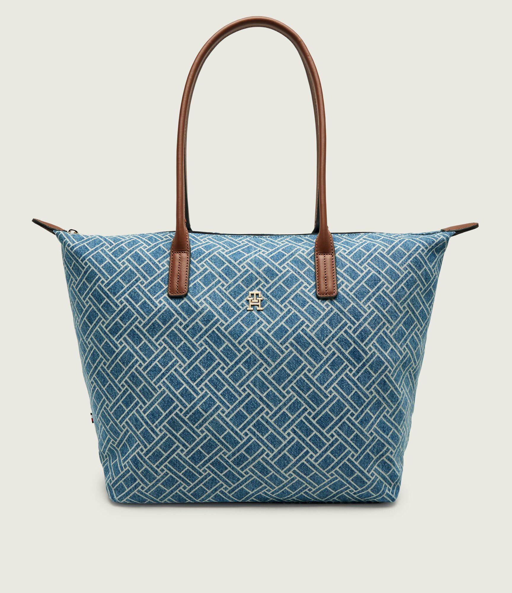 Tommy Hilfiger De blugi geantă shopper cu adaos de piele