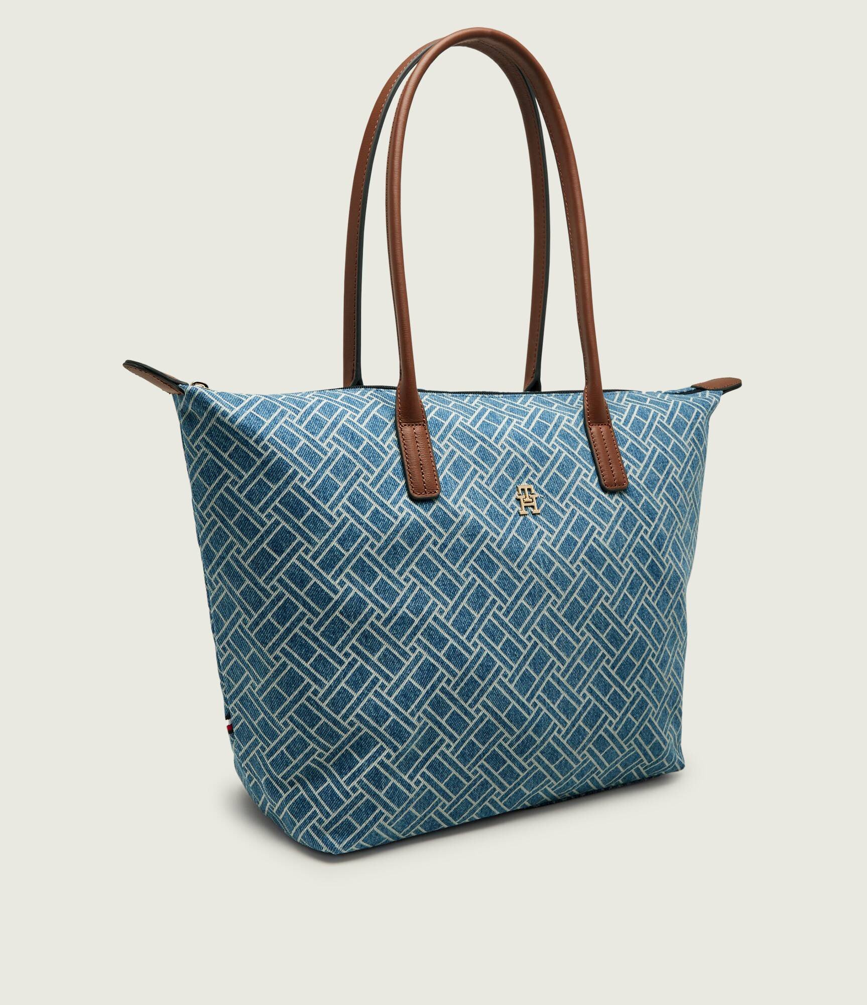 Tommy Hilfiger De blugi geantă shopper cu adaos de piele