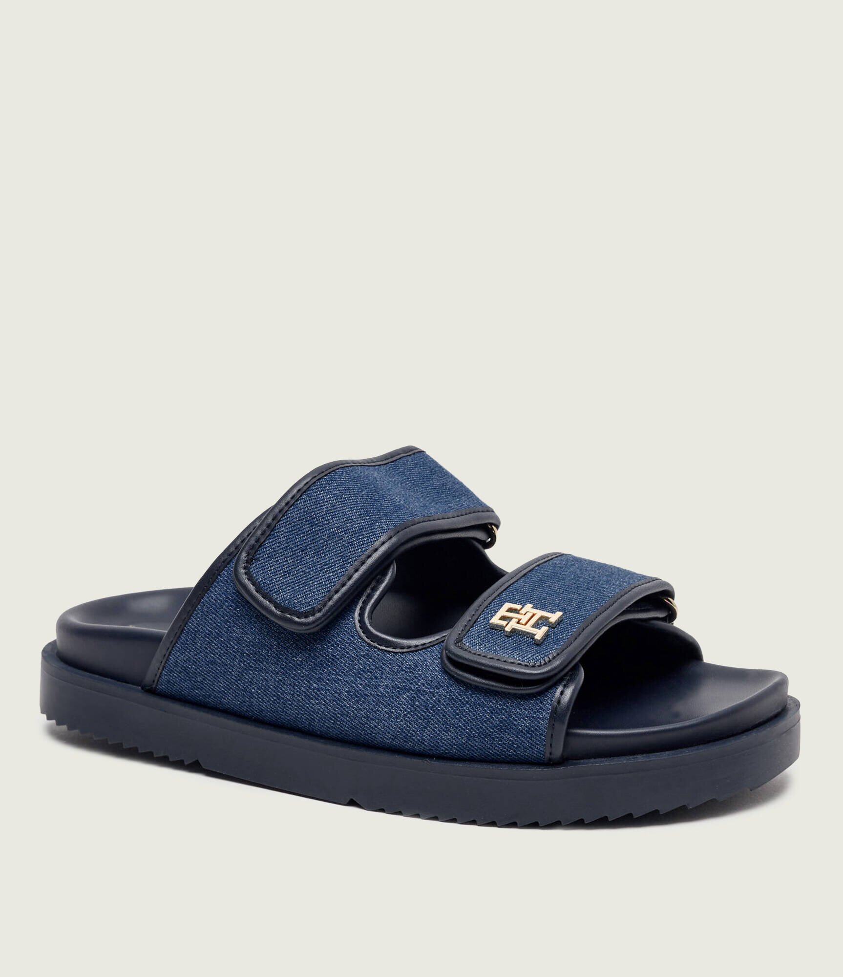 Tommy Hilfiger De blugi șlapi cu adaos de piele