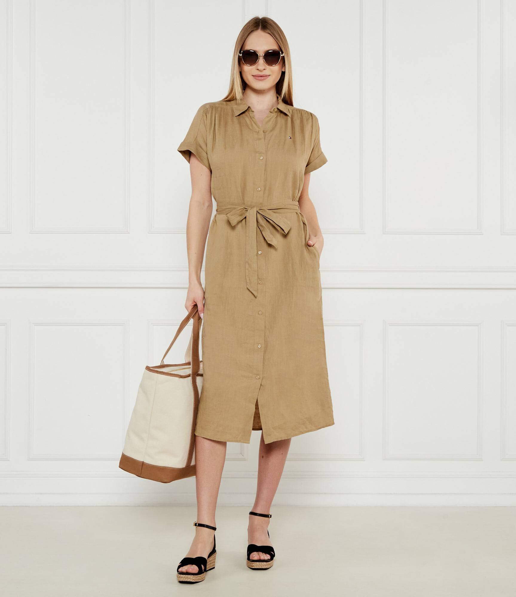 Tommy Hilfiger De in rochie cu cordon
