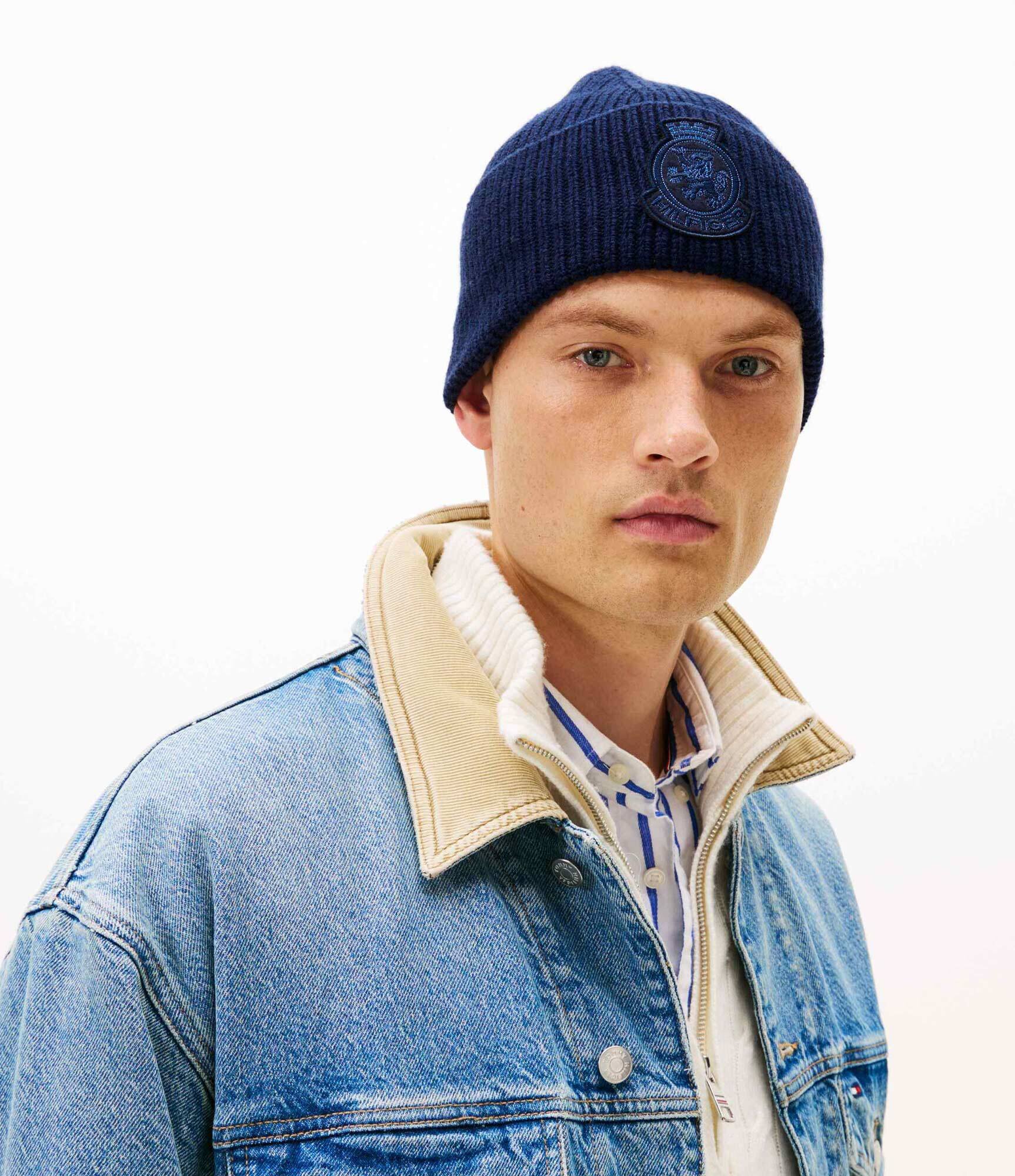 Tommy Hilfiger De lână căciulă TH CREST cu adaos de cașmir