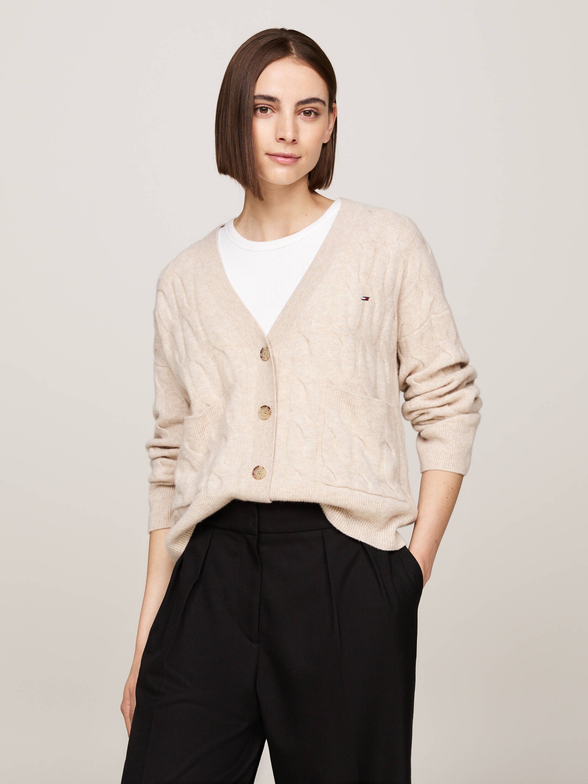 Tommy Hilfiger De lână cardigan | Regular Fit