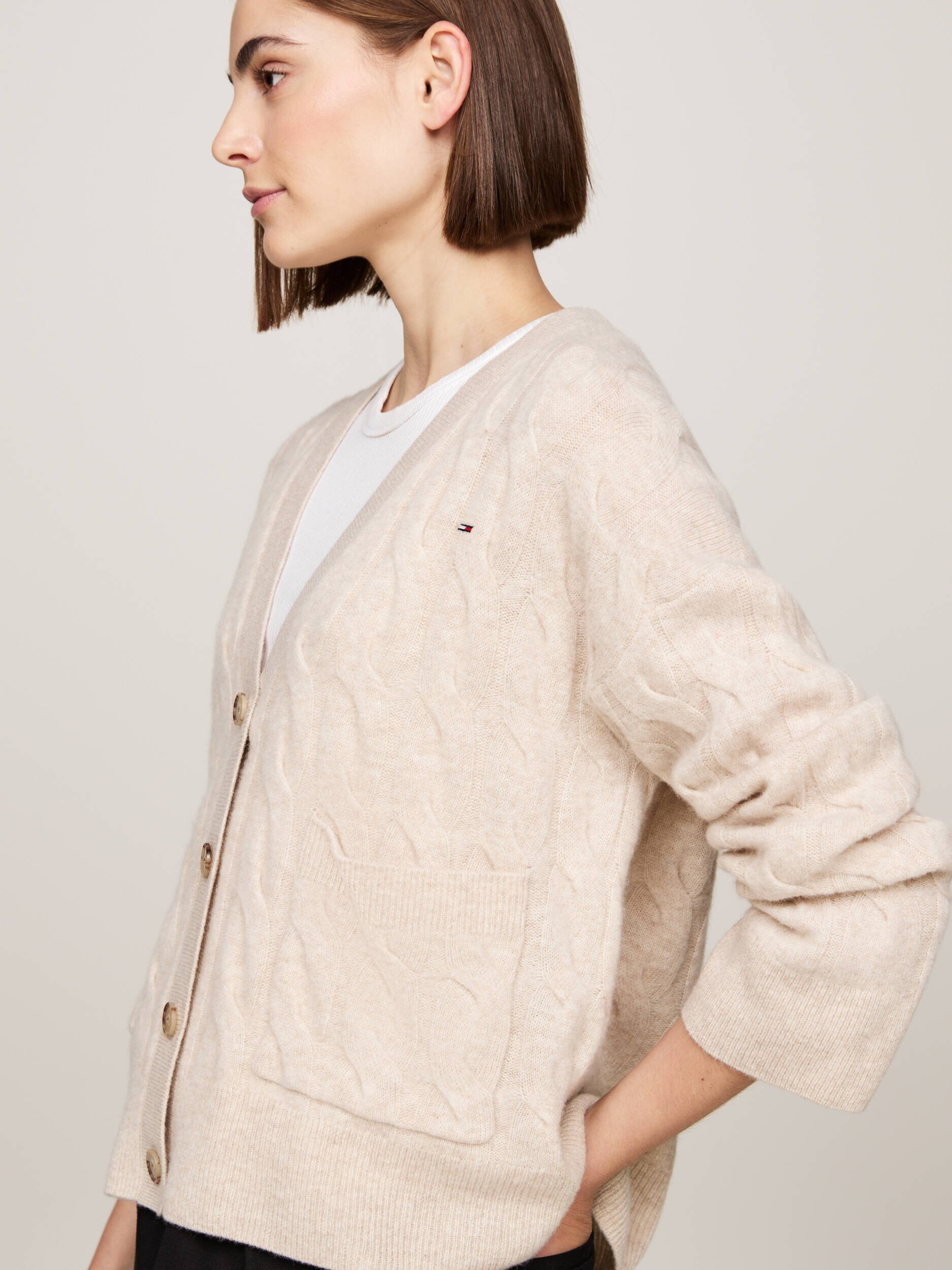 Tommy Hilfiger De lână cardigan | Regular Fit