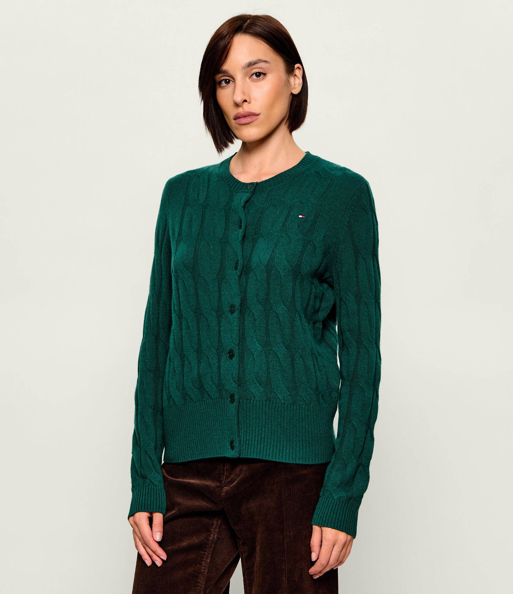 Tommy Hilfiger De lână cardigan | Slim Fit