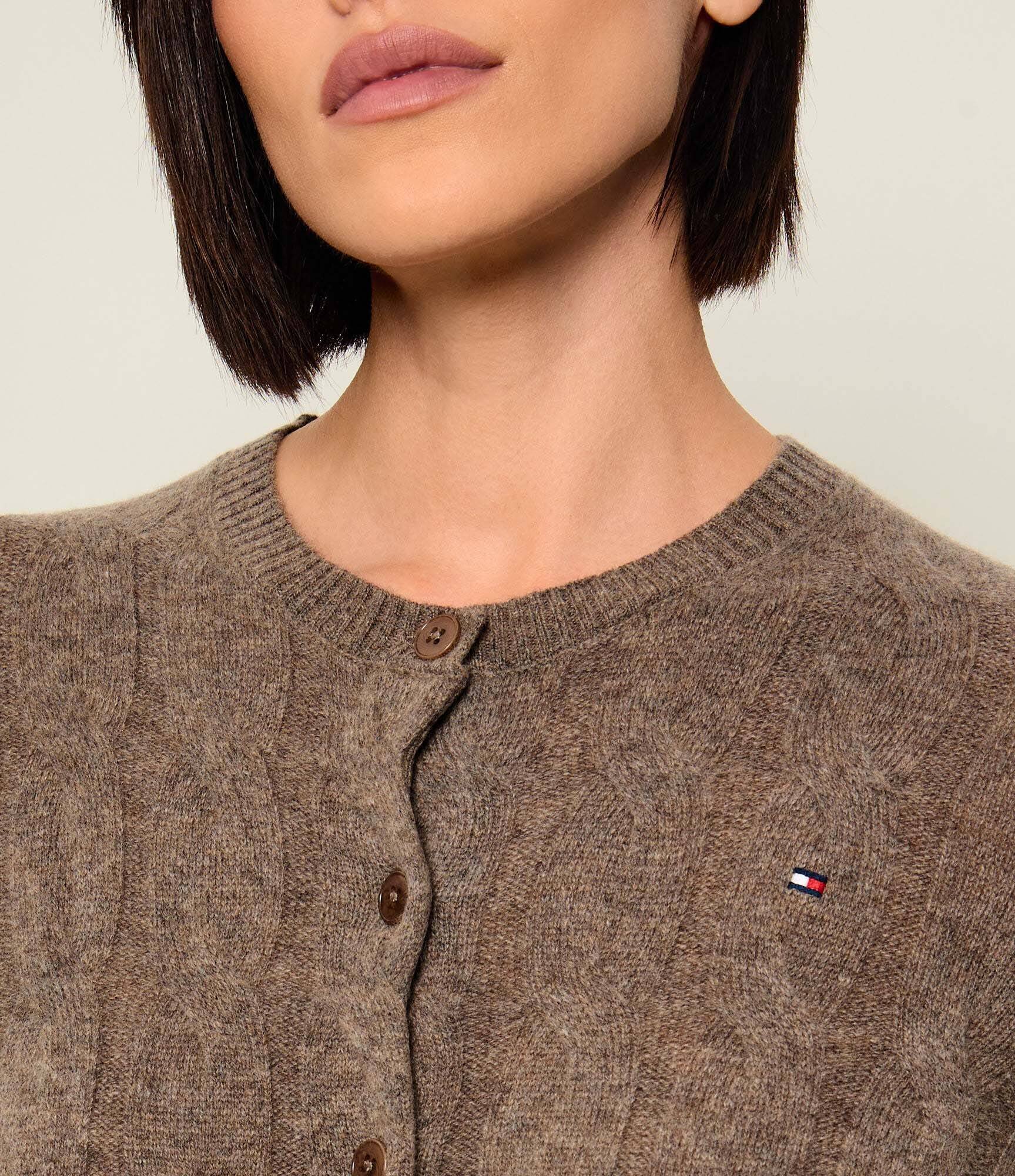 Tommy Hilfiger De lână cardigan | Slim Fit