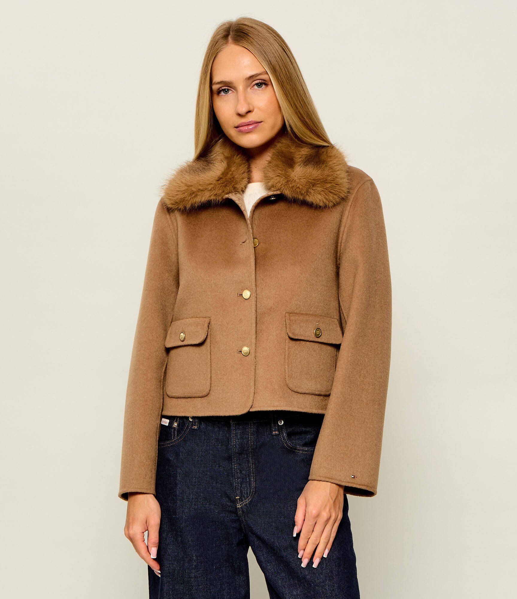 Tommy Hilfiger De lână geacă | regular fit