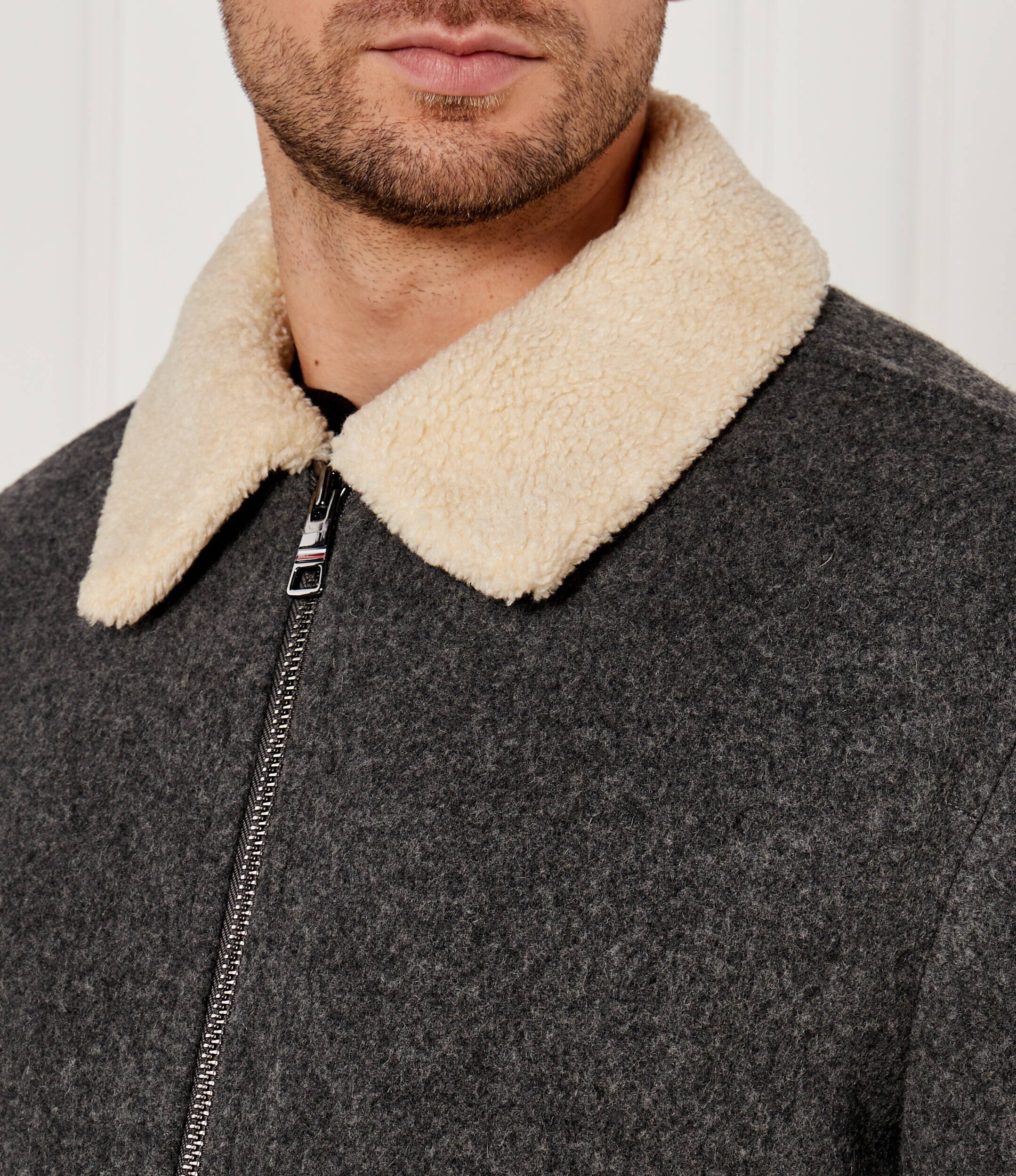 Tommy Hilfiger De lână geacă | regular fit | shearling