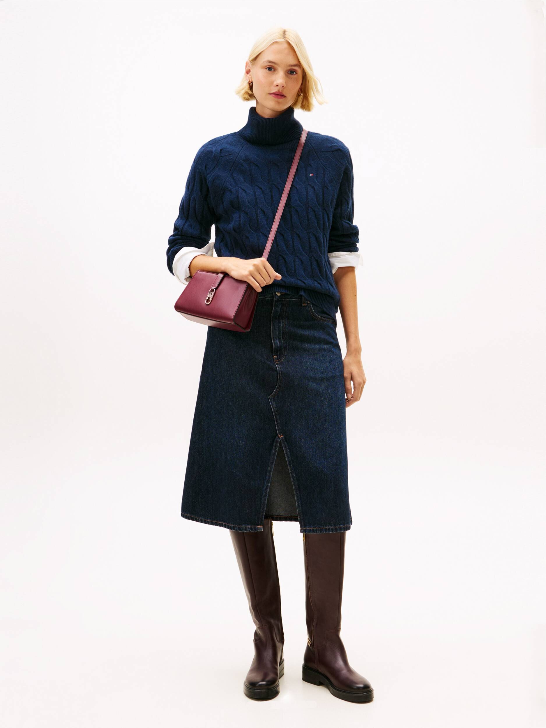 Tommy Hilfiger De lână maletă | Loose fit