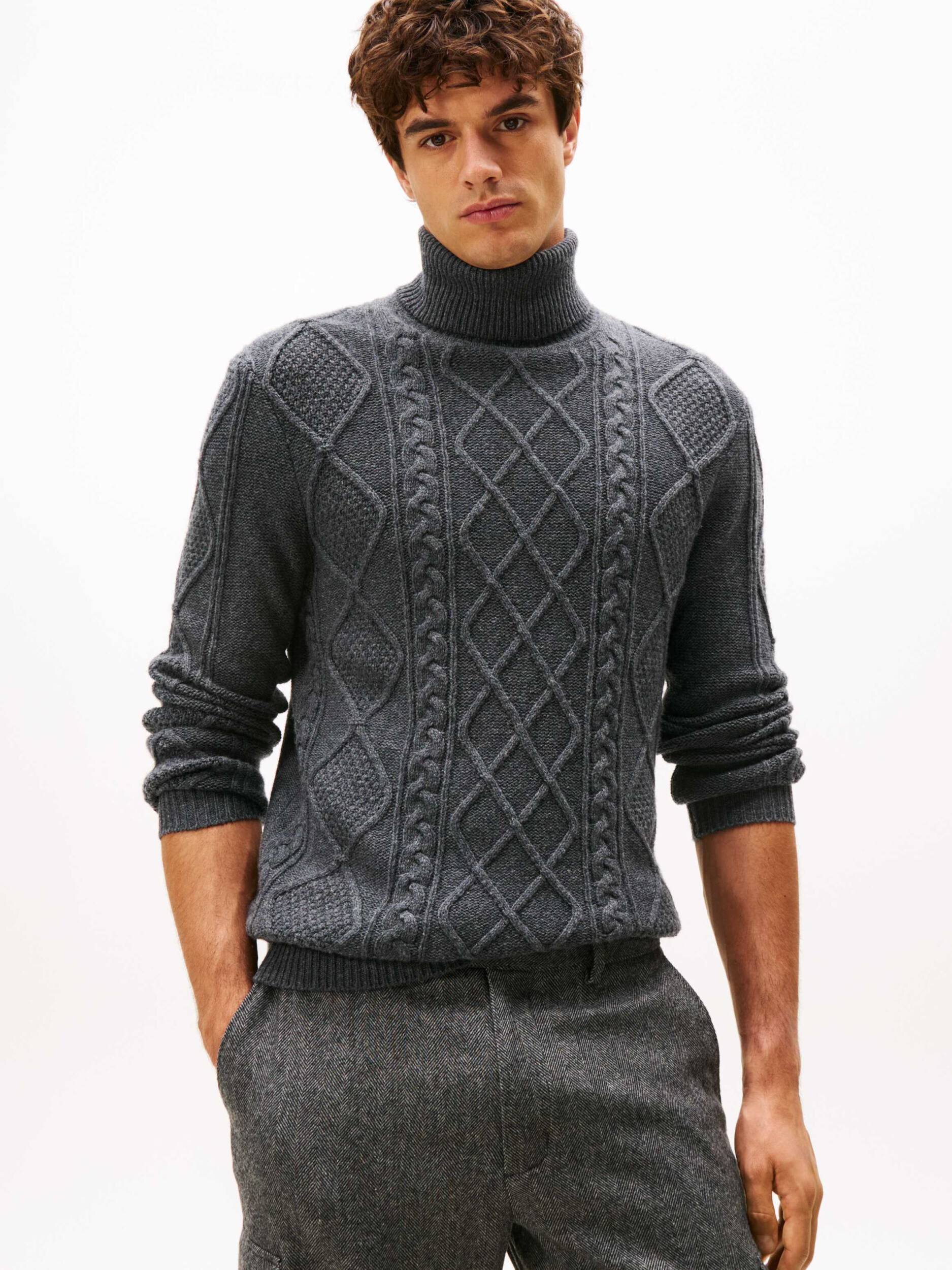 Tommy Hilfiger De lână maletă | Loose fit cu adaos de cașmir