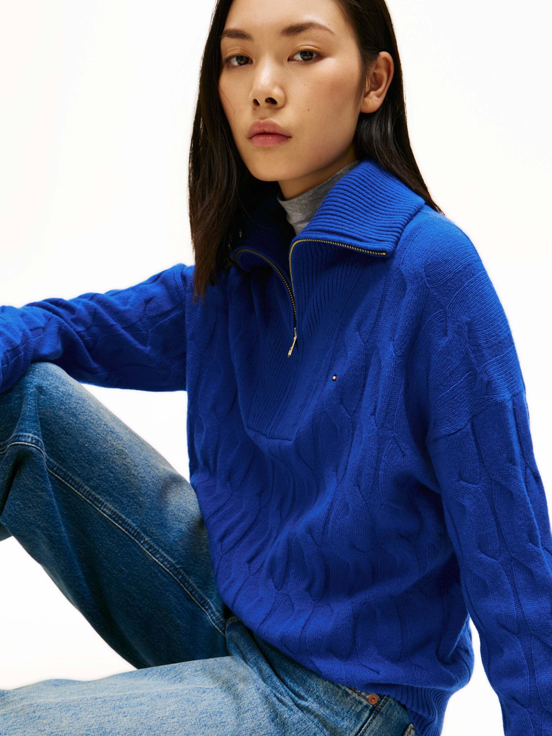 Tommy Hilfiger De lână pulover | Relaxed fit