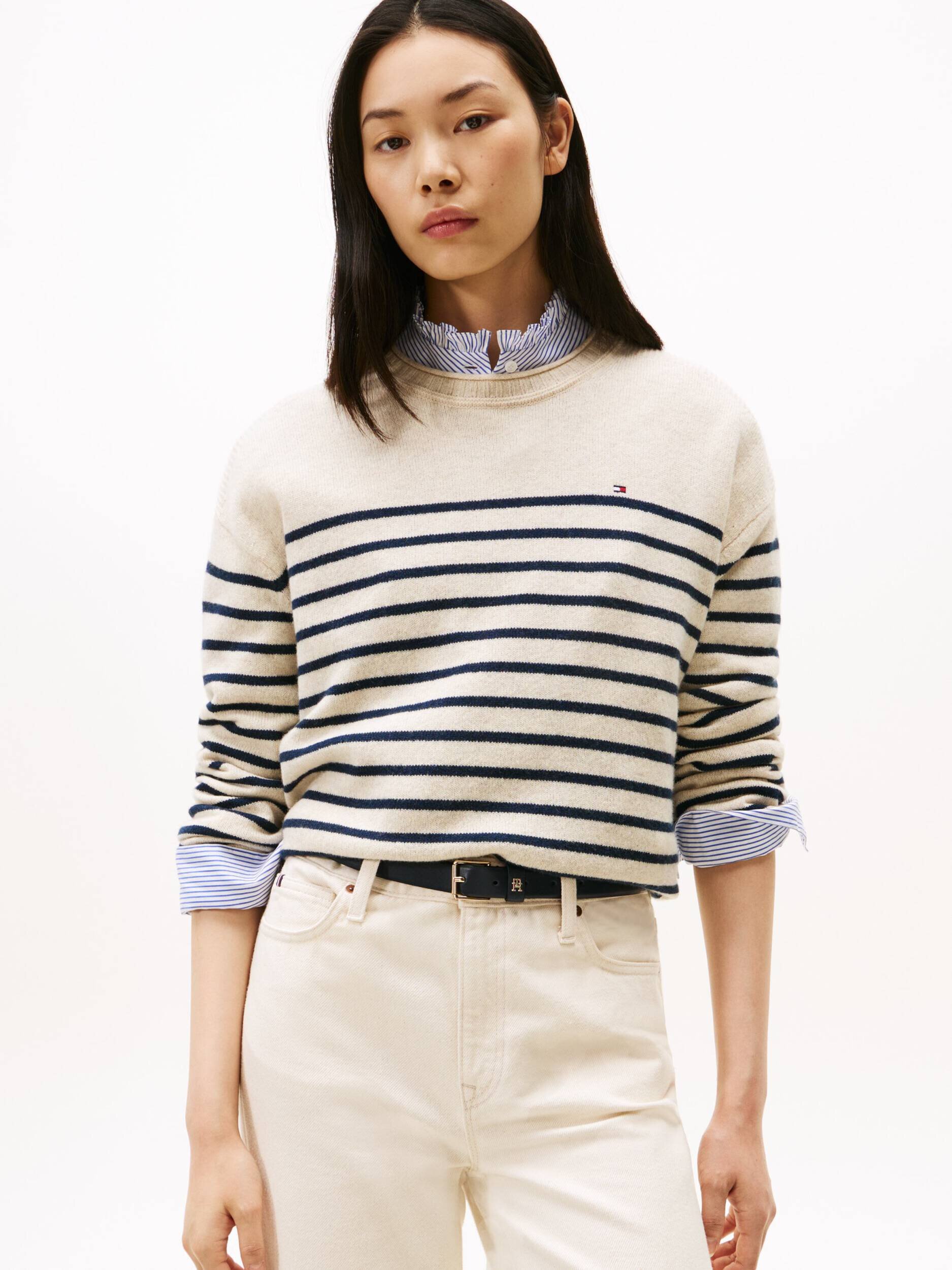 Tommy Hilfiger De lână pulover | Relaxed fit