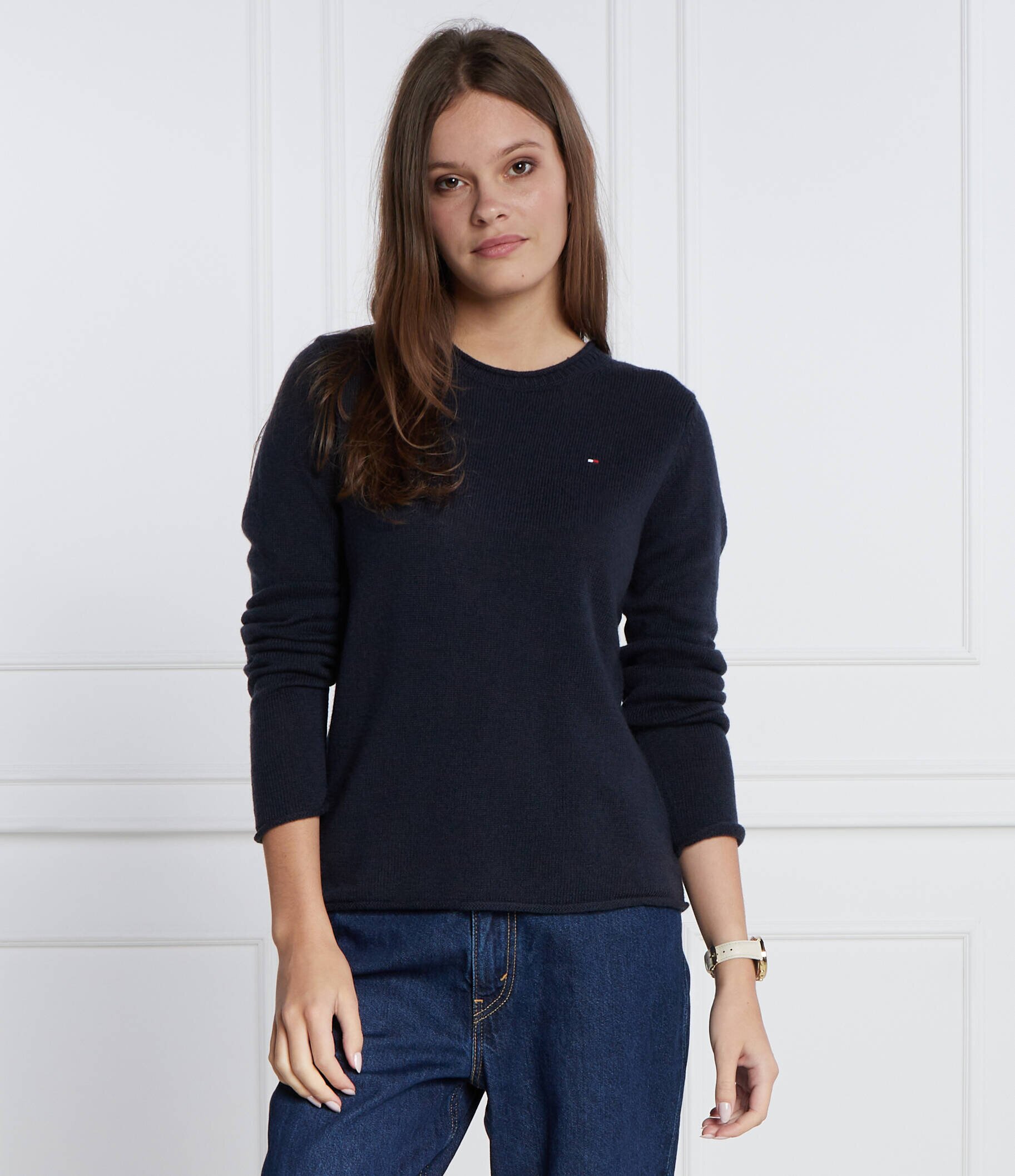 Tommy Hilfiger De lână pulover SOFT C-NK | Regular Fit