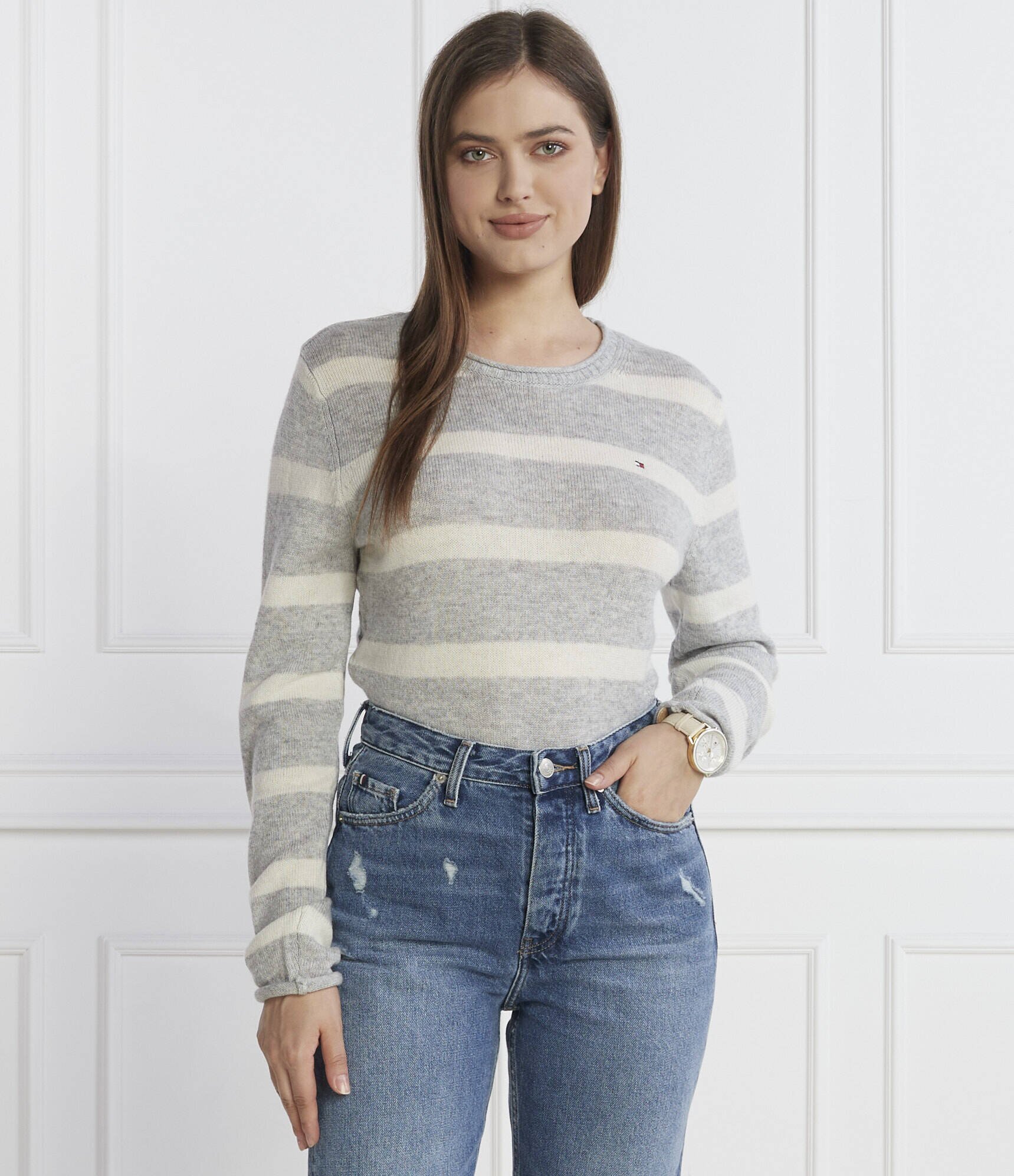 Tommy Hilfiger De lână pulover SOFT C-NK | Regular Fit