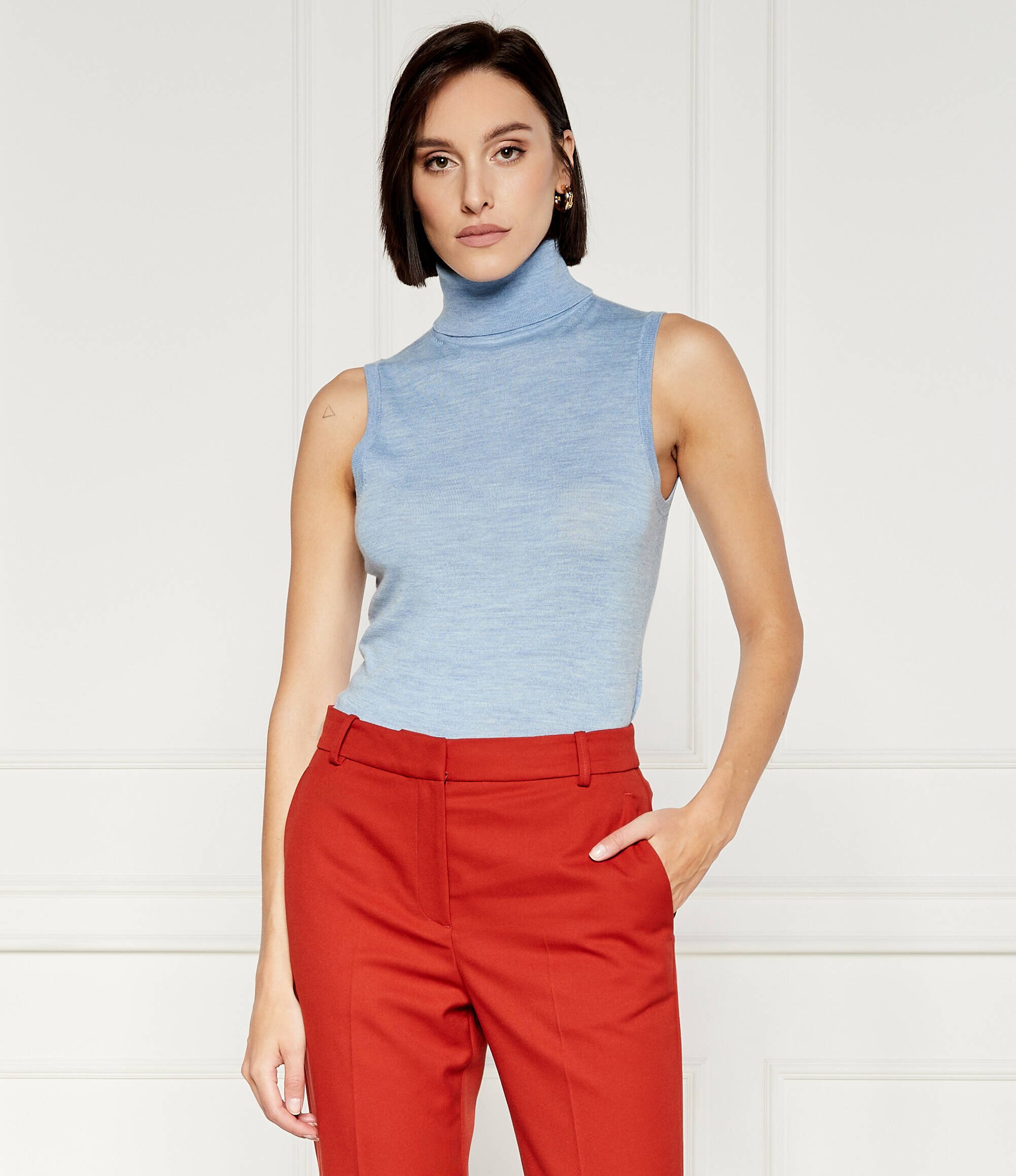 Tommy Hilfiger De lână top | Slim Fit