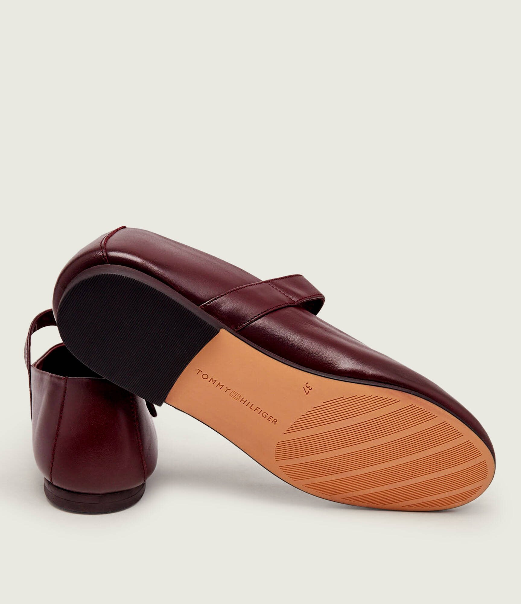Tommy Hilfiger De piele balerini Mary Jane