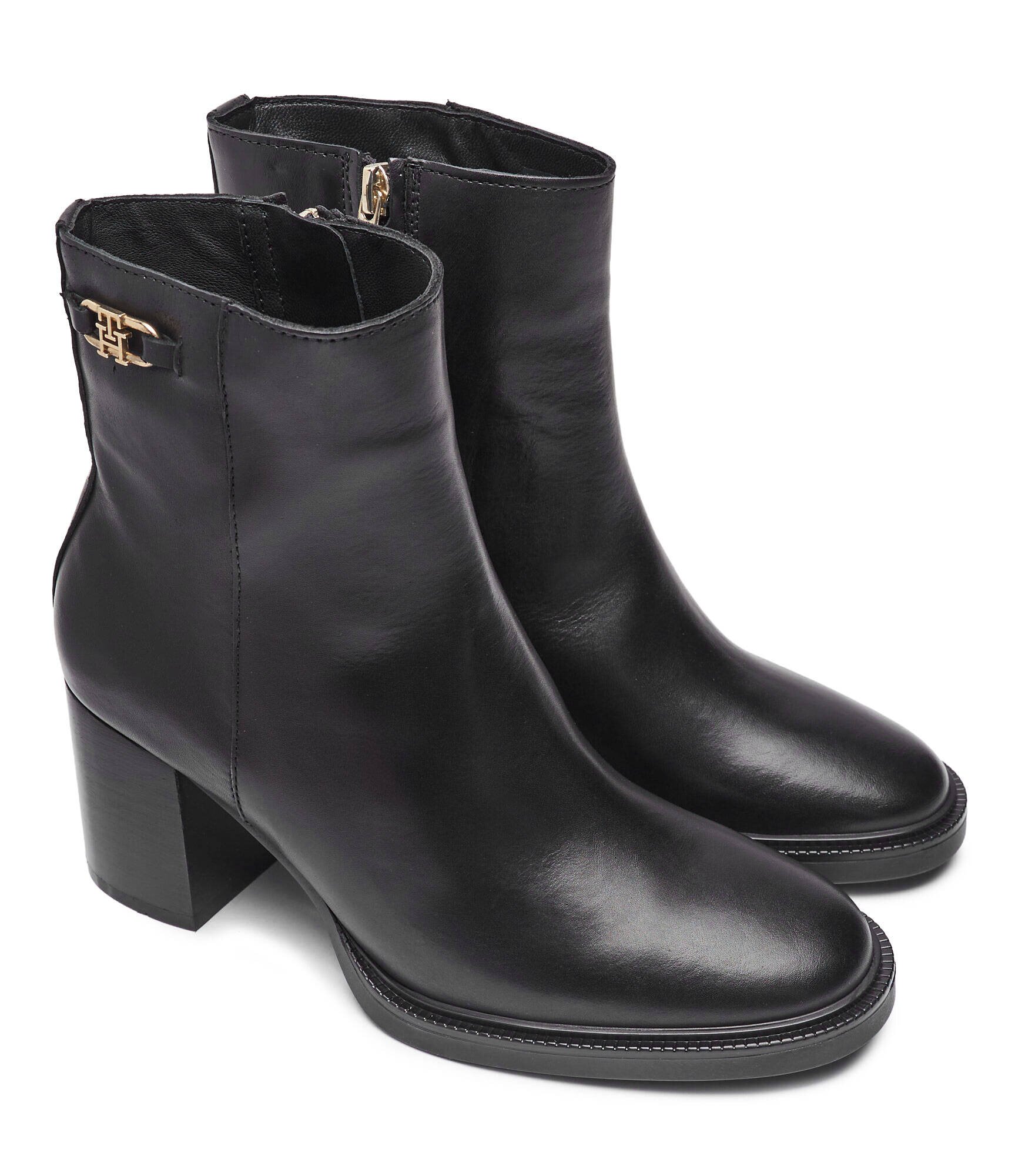 Tommy Hilfiger De piele botine cu toc