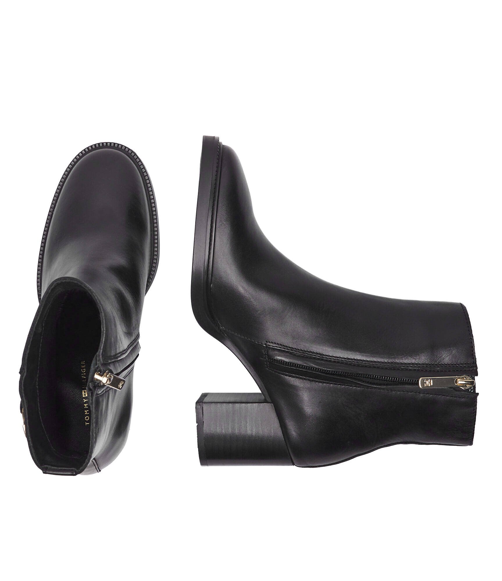 Tommy Hilfiger De piele botine cu toc