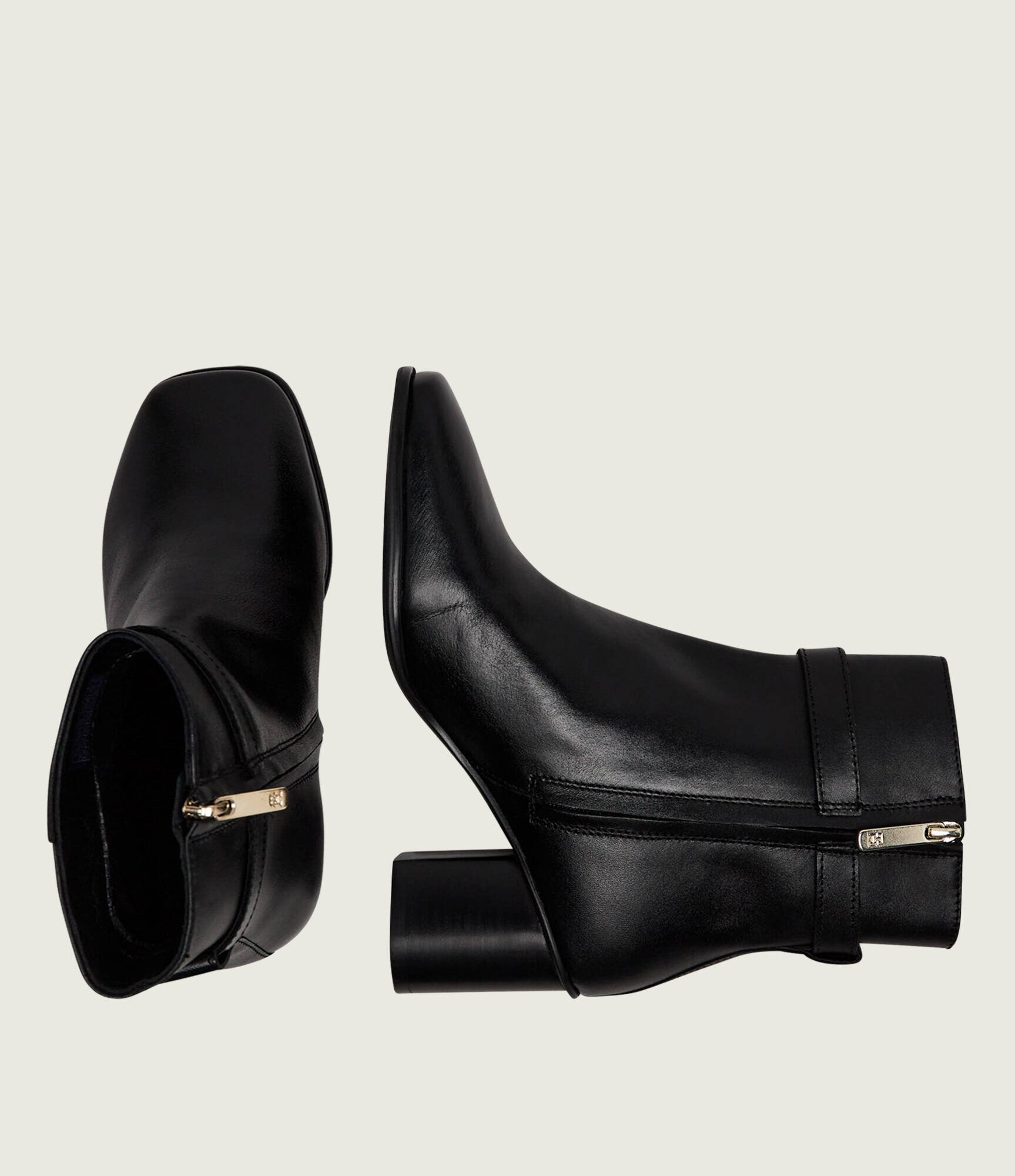 Tommy Hilfiger De piele botine cu toc