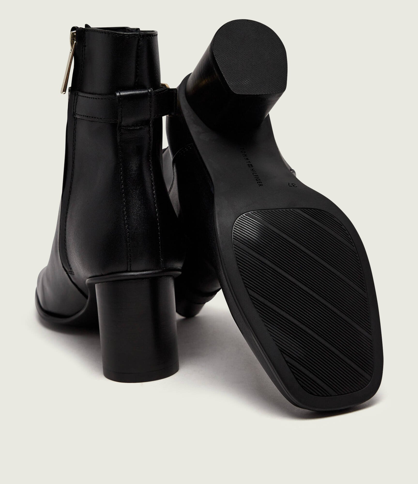Tommy Hilfiger De piele botine cu toc