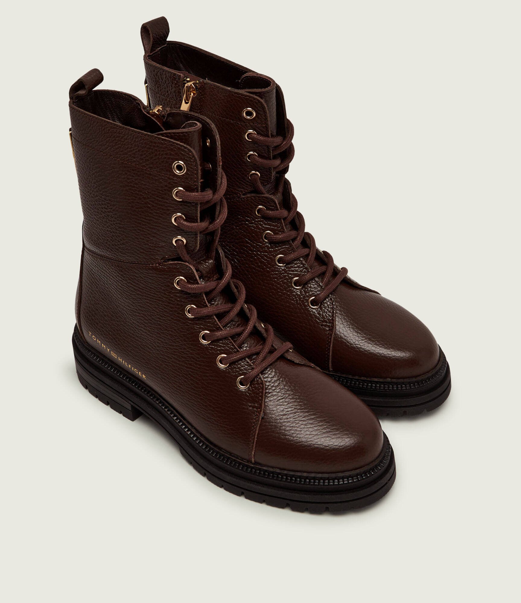 Tommy Hilfiger De piele botine TH Emboss