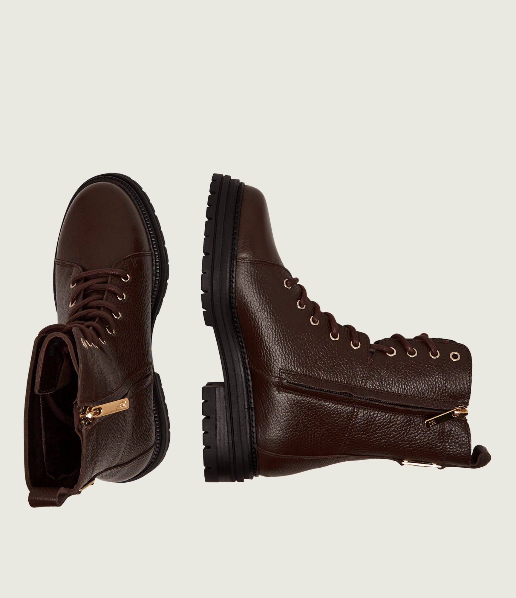 Tommy Hilfiger De piele botine TH Emboss