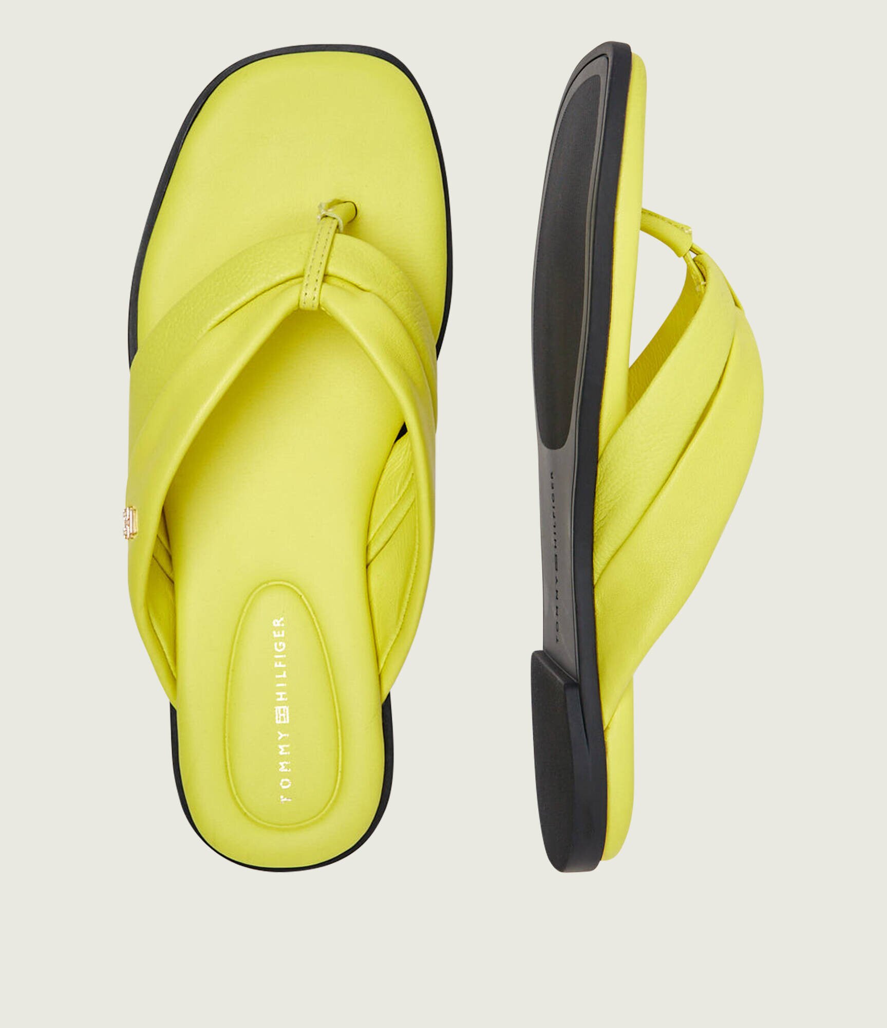 Tommy Hilfiger De piele flip flops