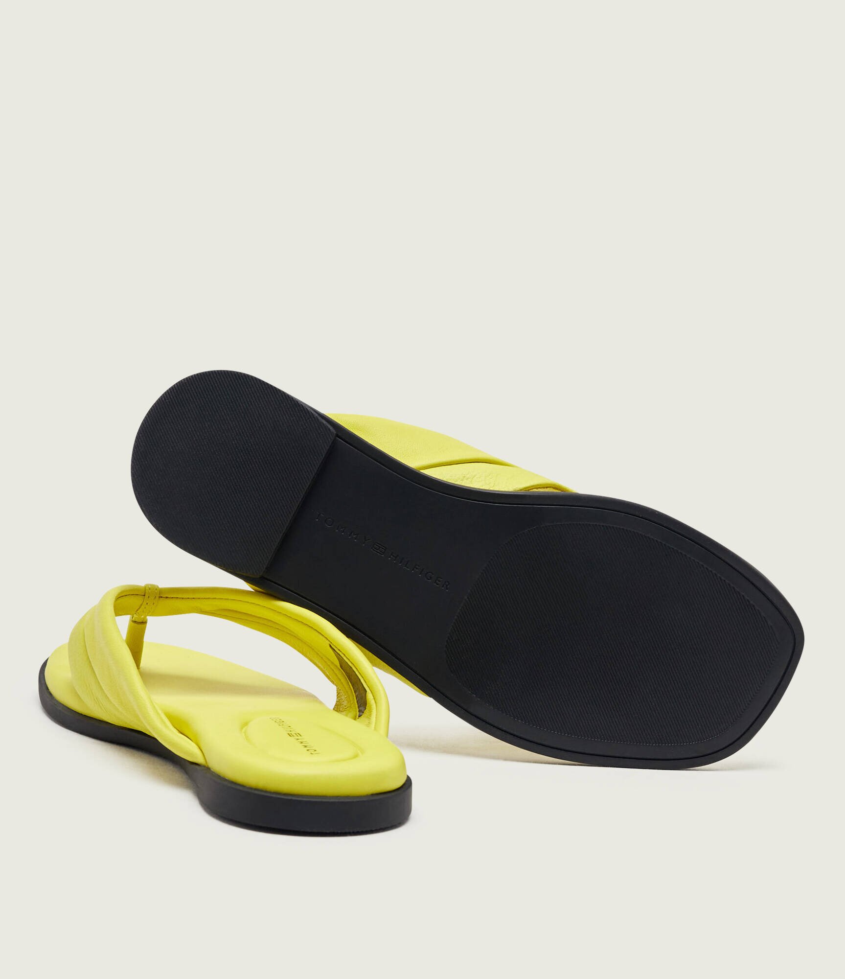 Tommy Hilfiger De piele flip flops