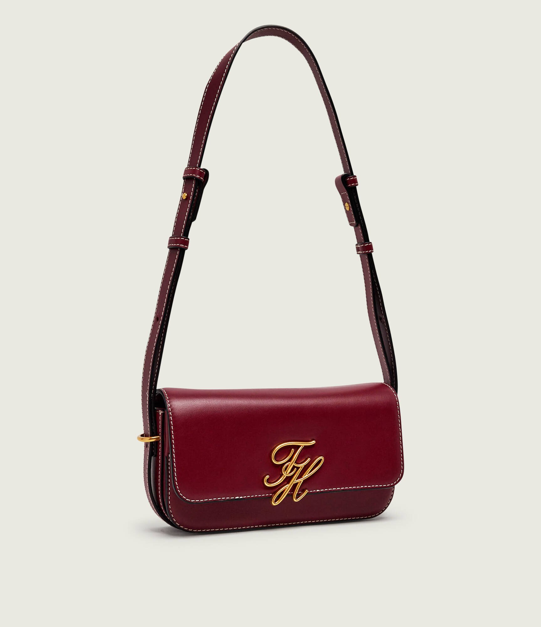 Tommy Hilfiger De piele geantă pe umăr Script