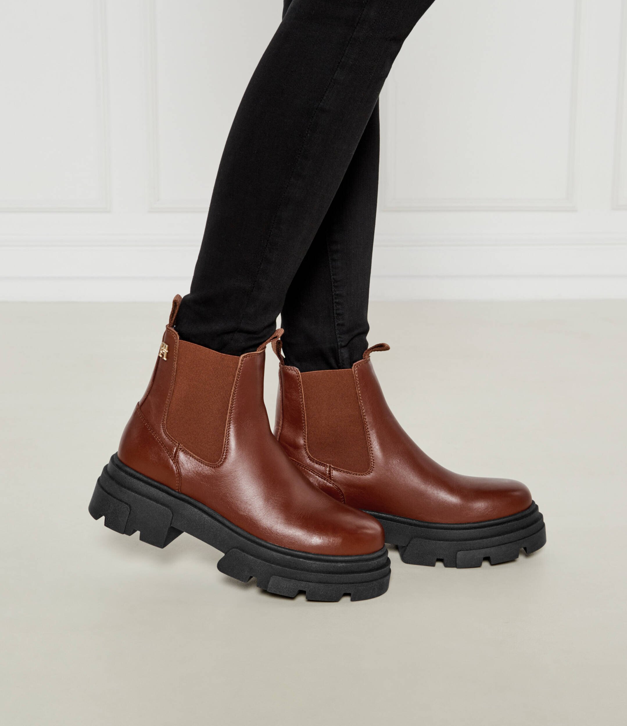 Tommy Hilfiger De piele ghete chelsea