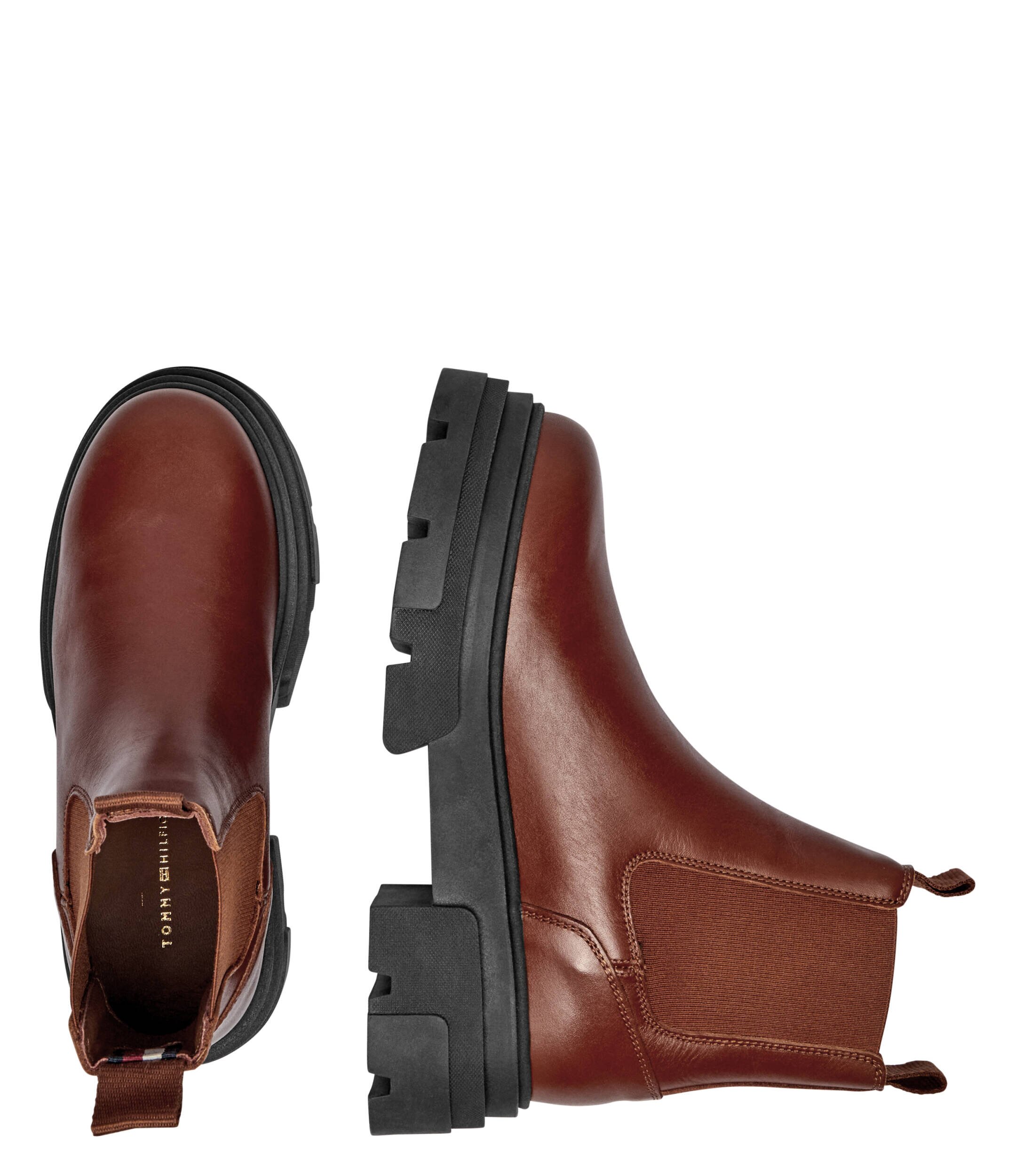 Tommy Hilfiger De piele ghete chelsea