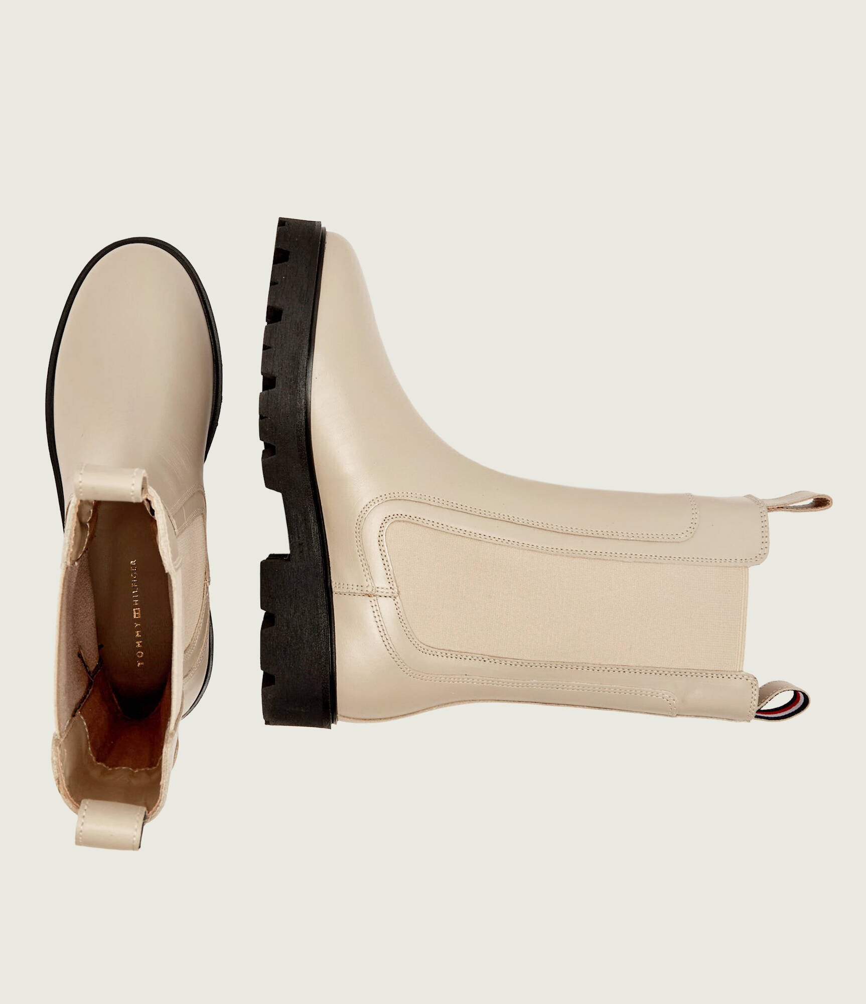 Tommy Hilfiger De piele ghete chelsea