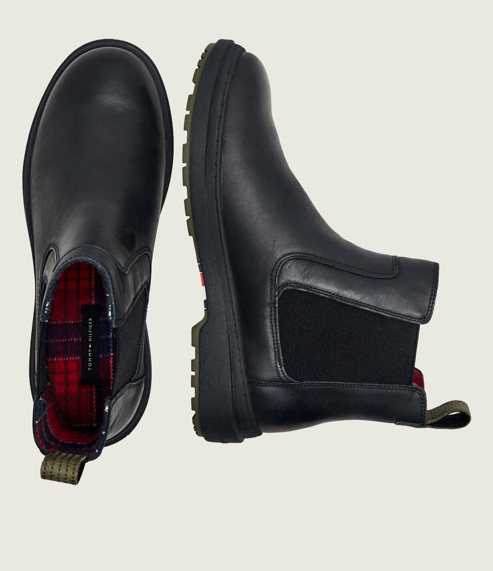 Tommy Hilfiger De piele ghete chelsea Chelsea