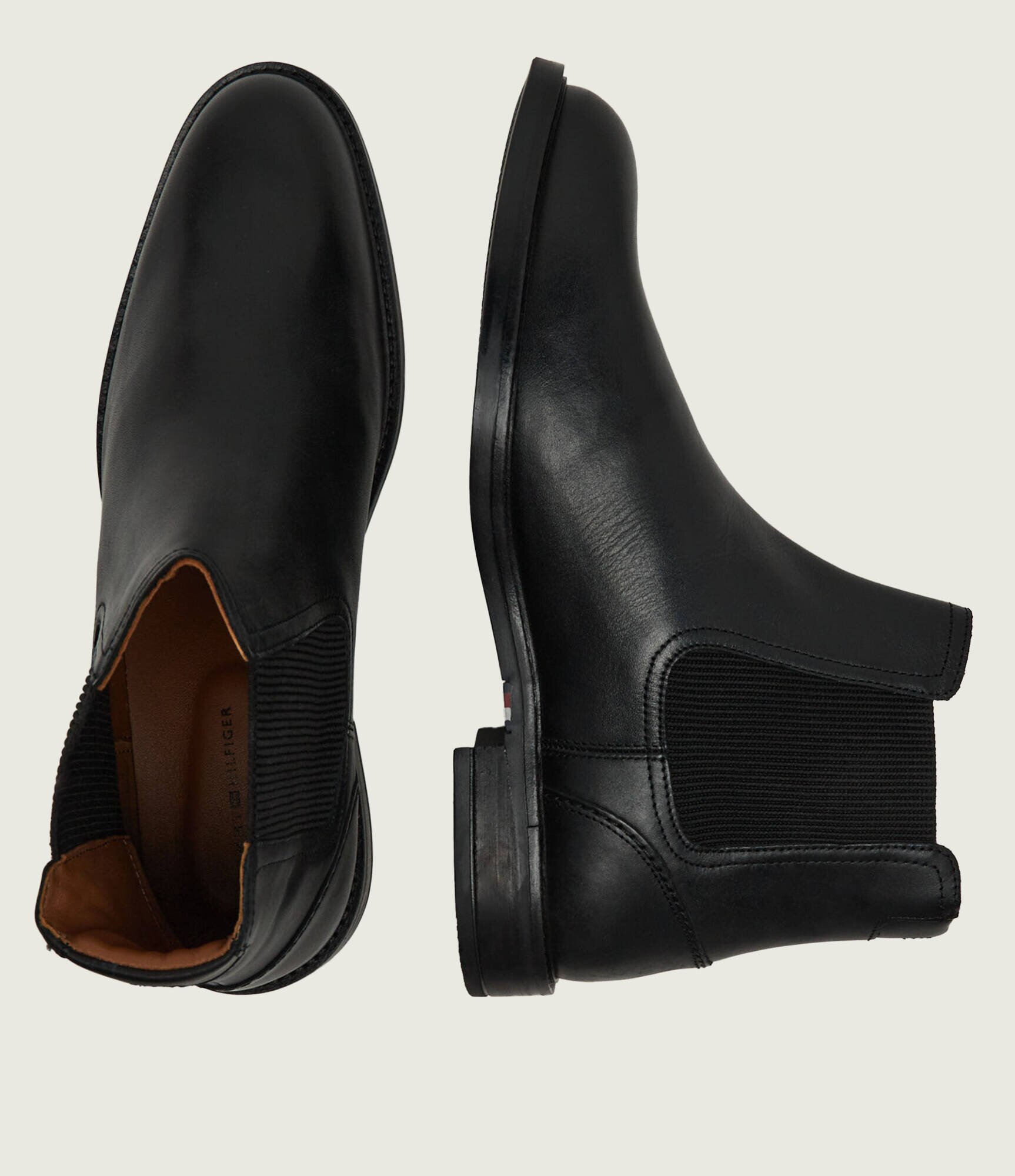 Tommy Hilfiger De piele ghete chelsea Corporate Dressy Lth Chelsea
