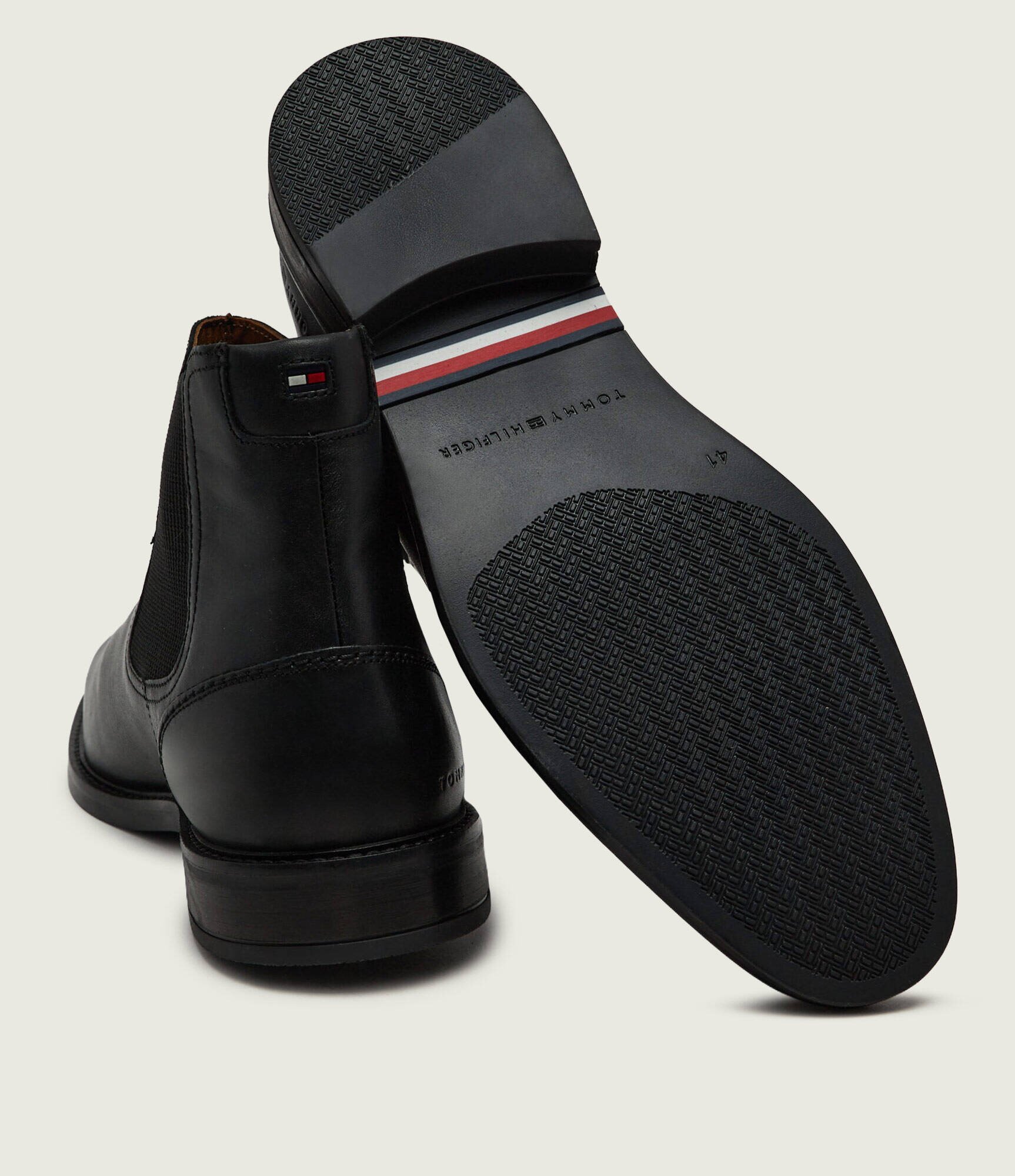 Tommy Hilfiger De piele ghete chelsea Corporate Dressy Lth Chelsea