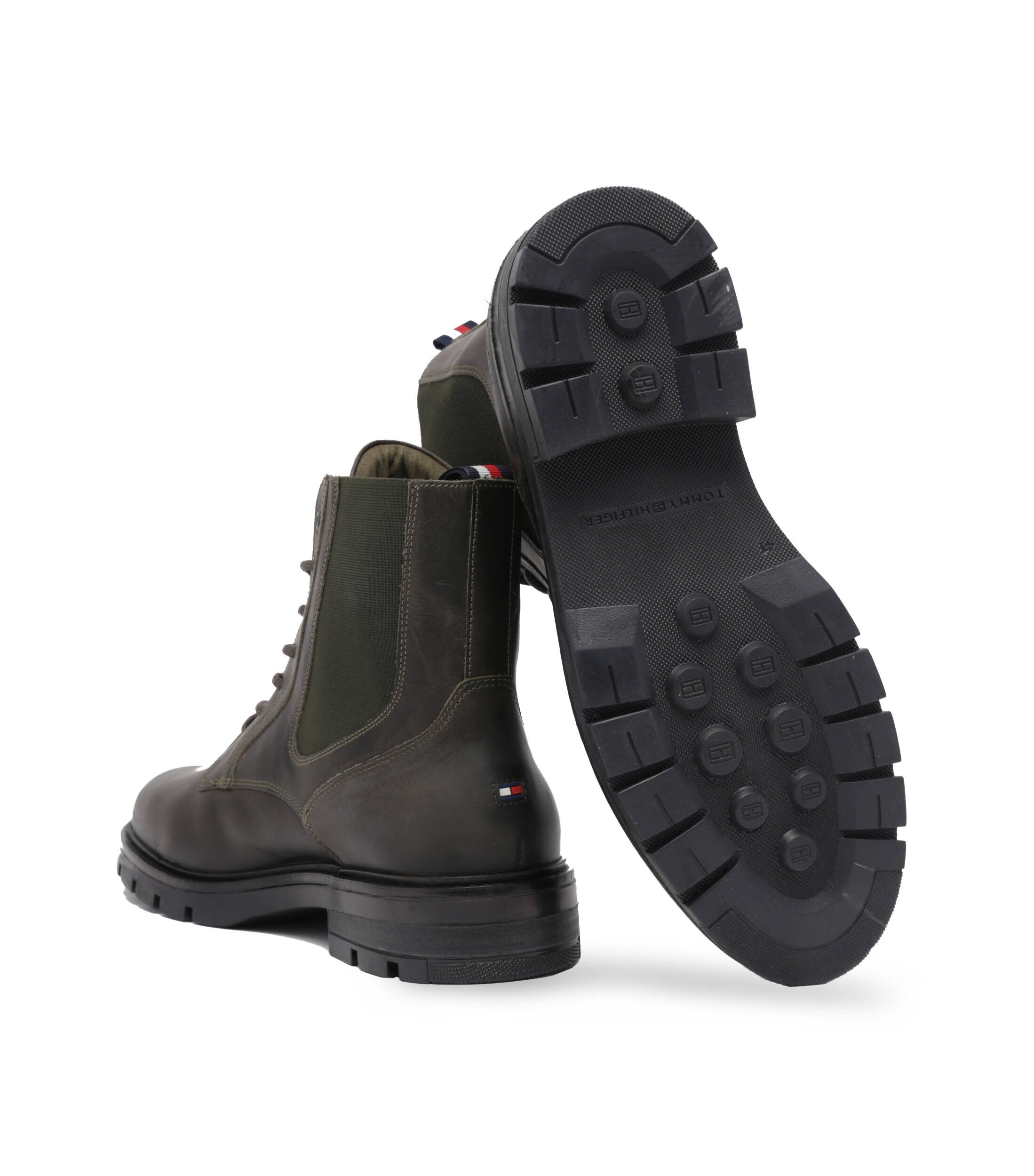 Tommy Hilfiger De piele ghete chelsea LACE UP