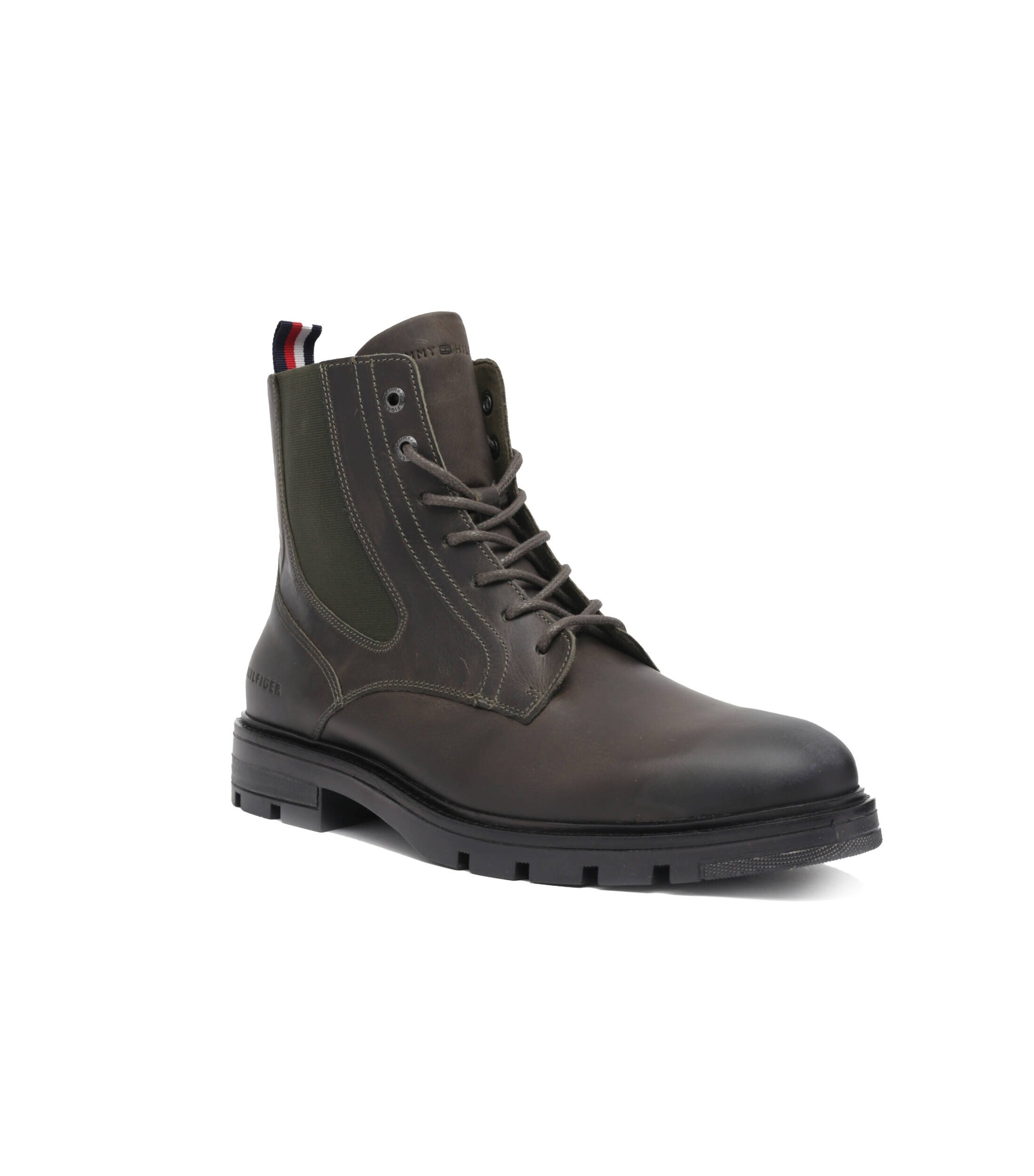Tommy Hilfiger De piele ghete chelsea LACE UP