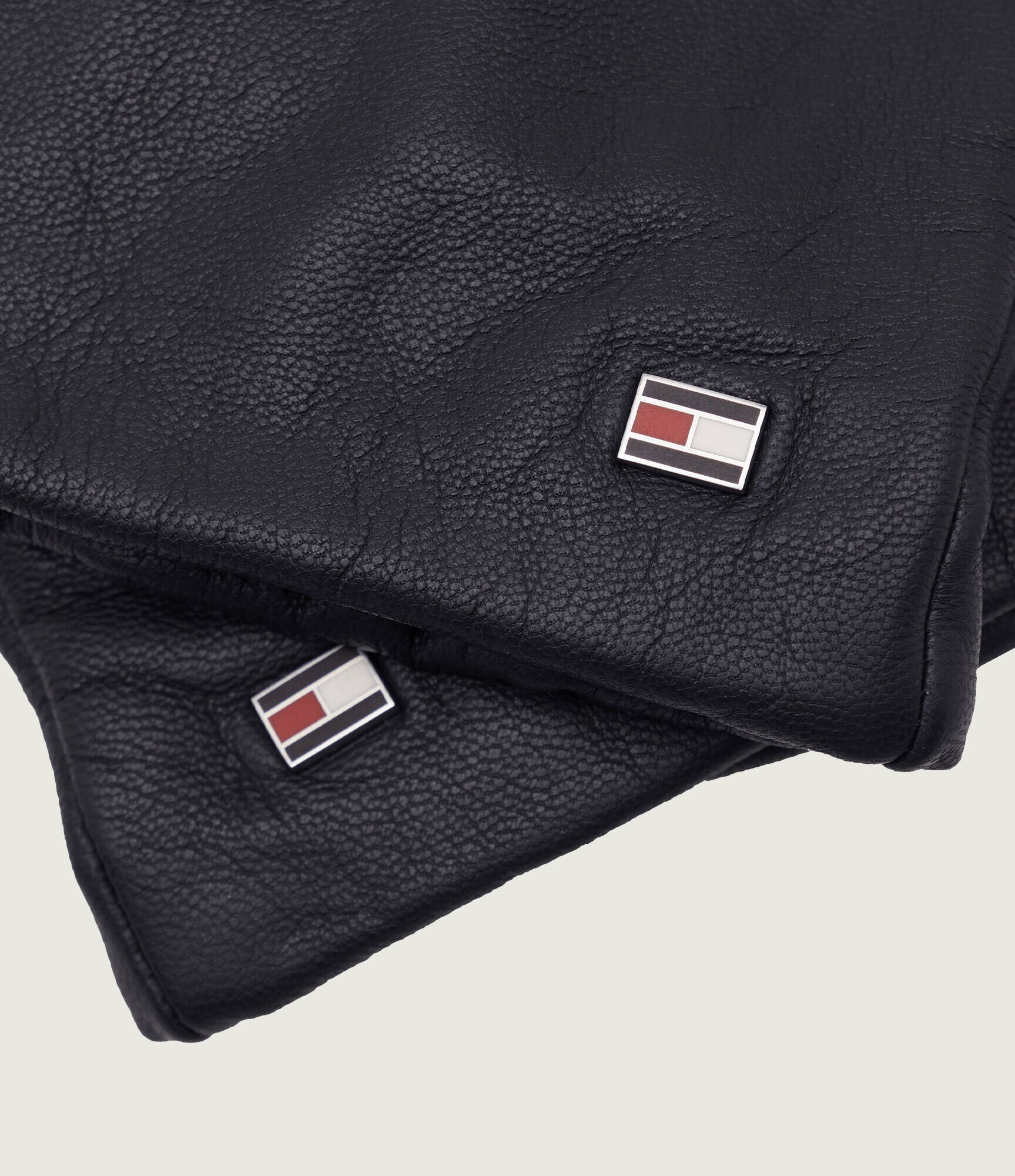 Tommy Hilfiger De piele mănuși ESSENTIAL FLAG