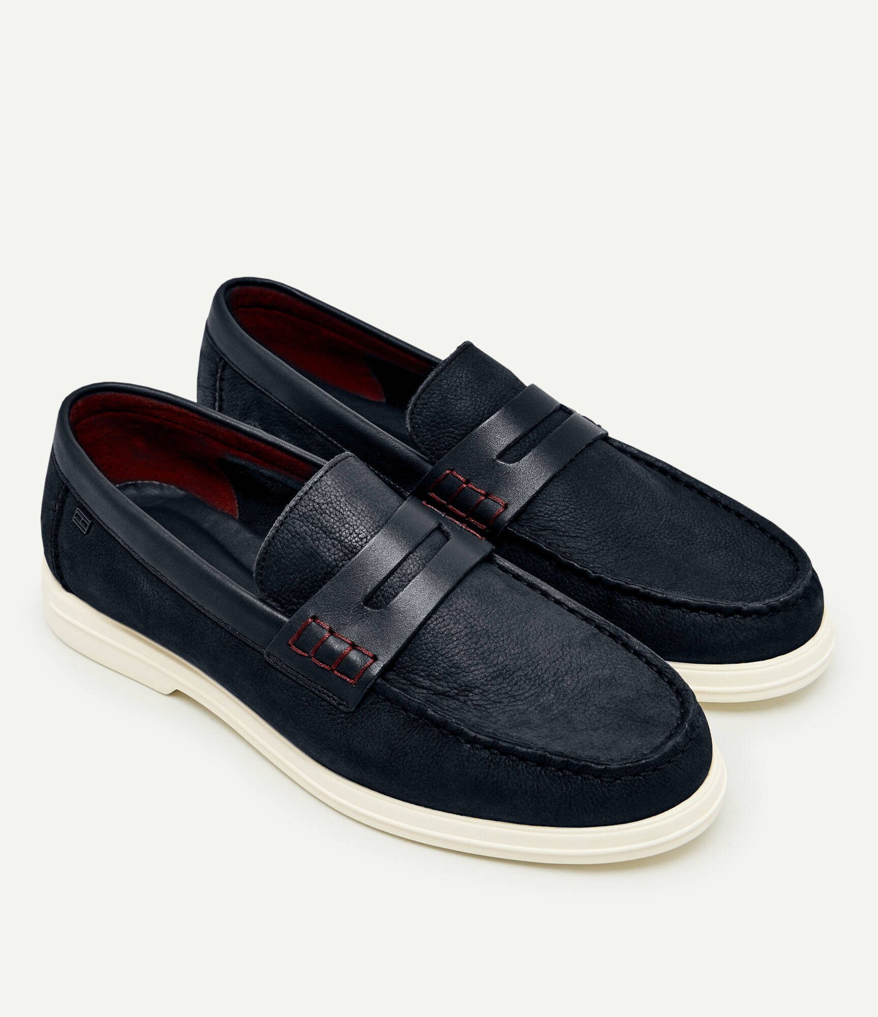 Tommy Hilfiger De piele pantofi loafer HILFIGER MIX