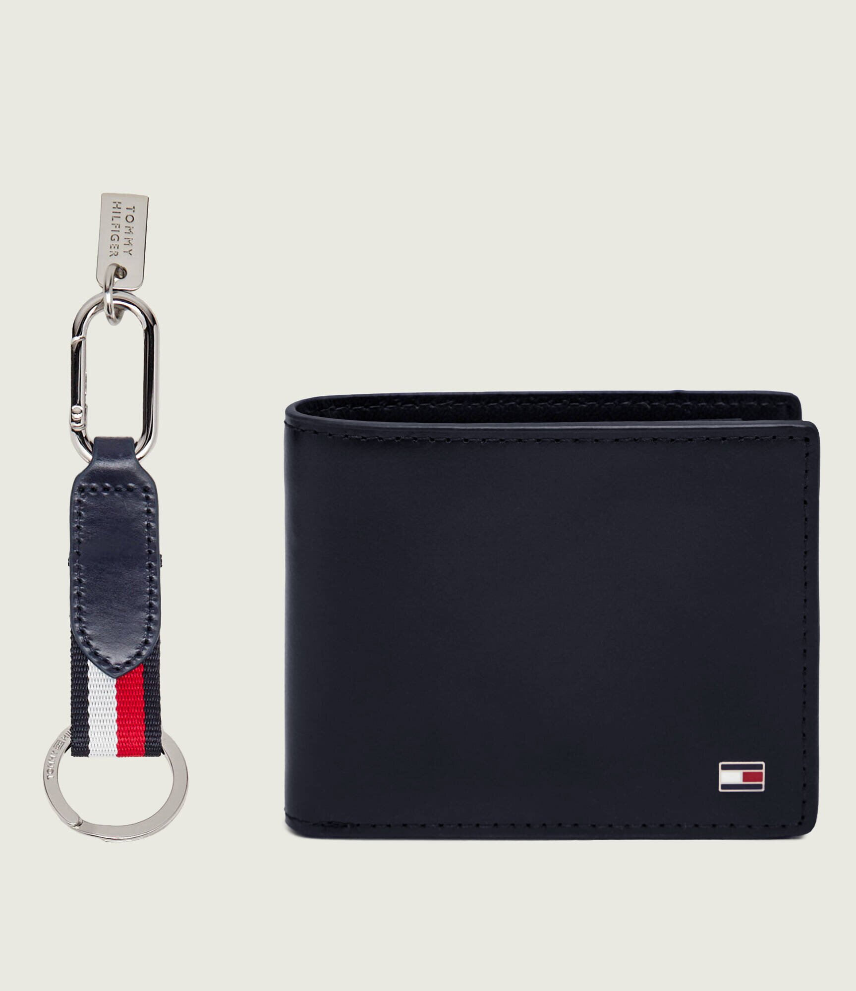 Tommy Hilfiger De piele portofel + breloc